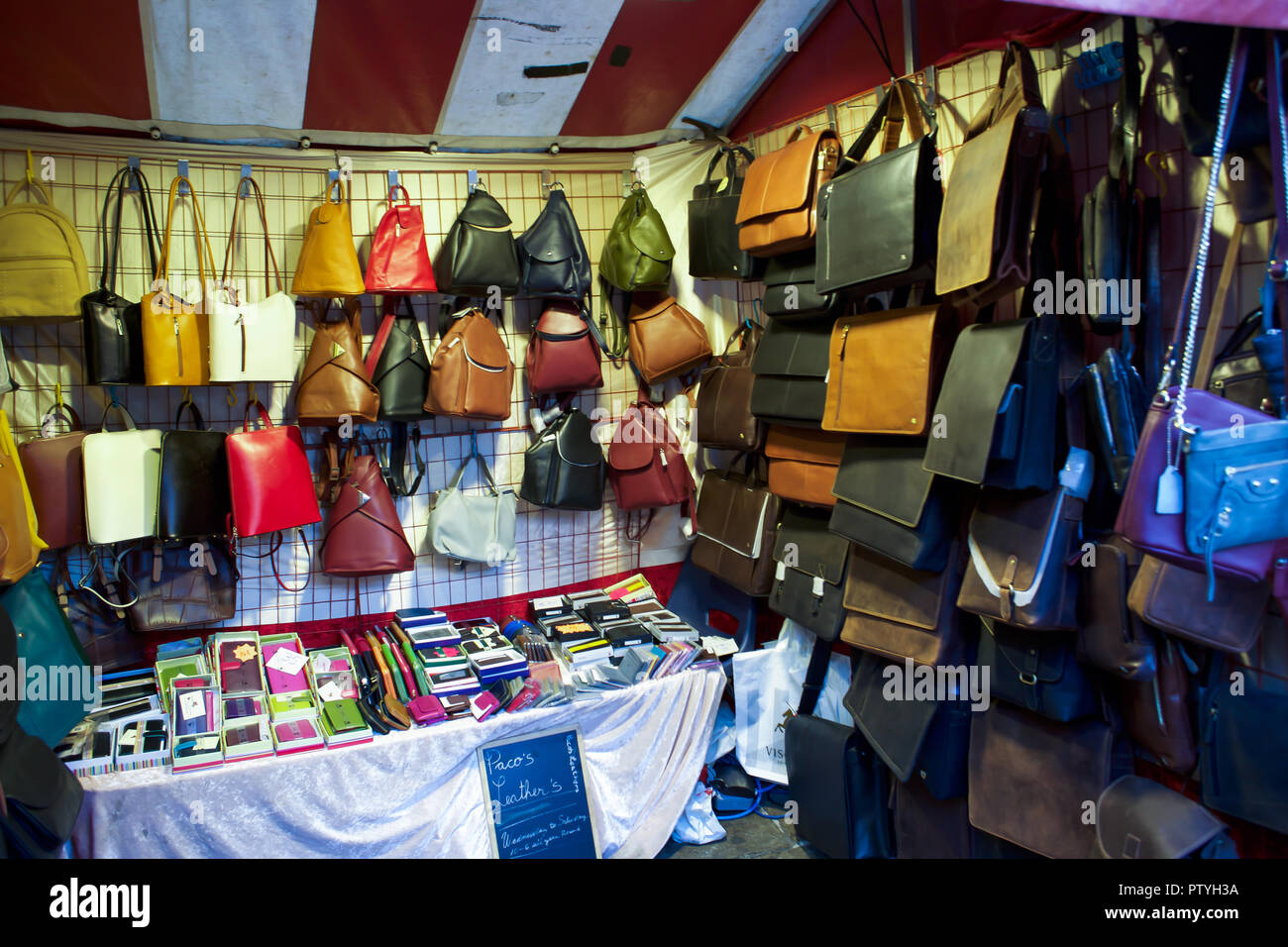 Stall Leather Handbags High Resolution Stock Photography and Images - Alamy