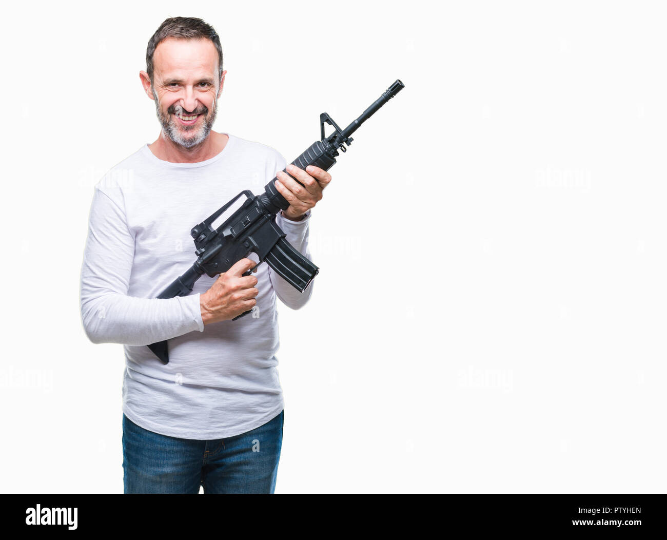 Man smile gun to head hires stock photography and images Alamy
