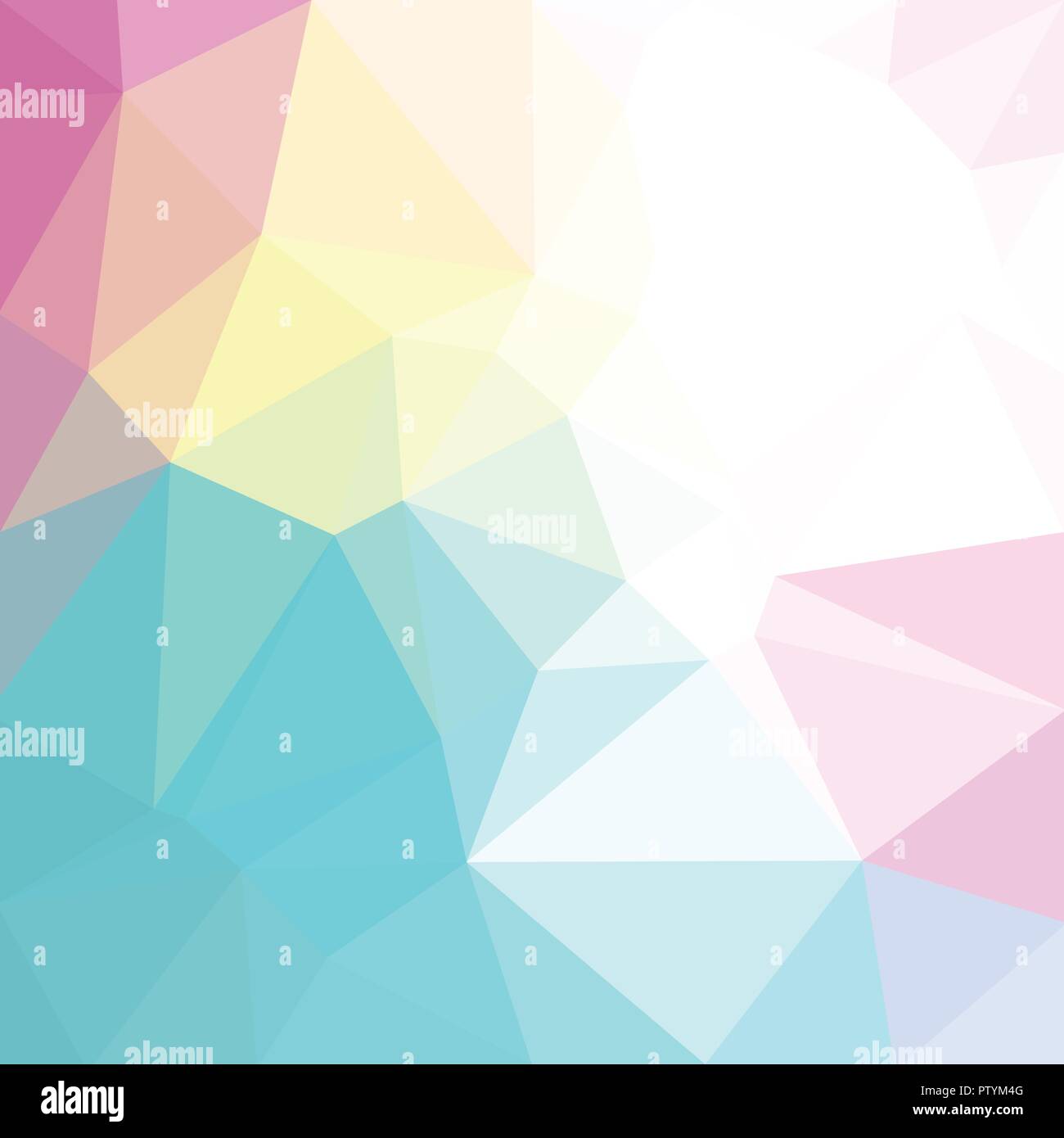 Light pastel color vector Low poly crystal background. Polygon design