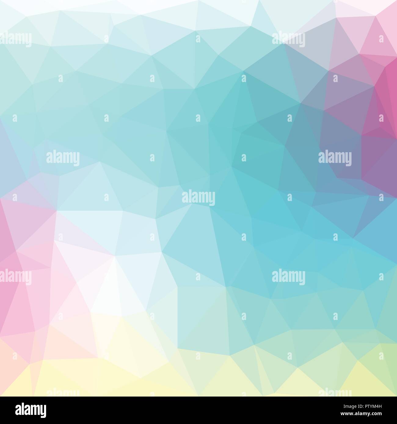 Light pastel color vector Low poly crystal background. Polygon design pattern. Low poly illustration background. Stock Vector