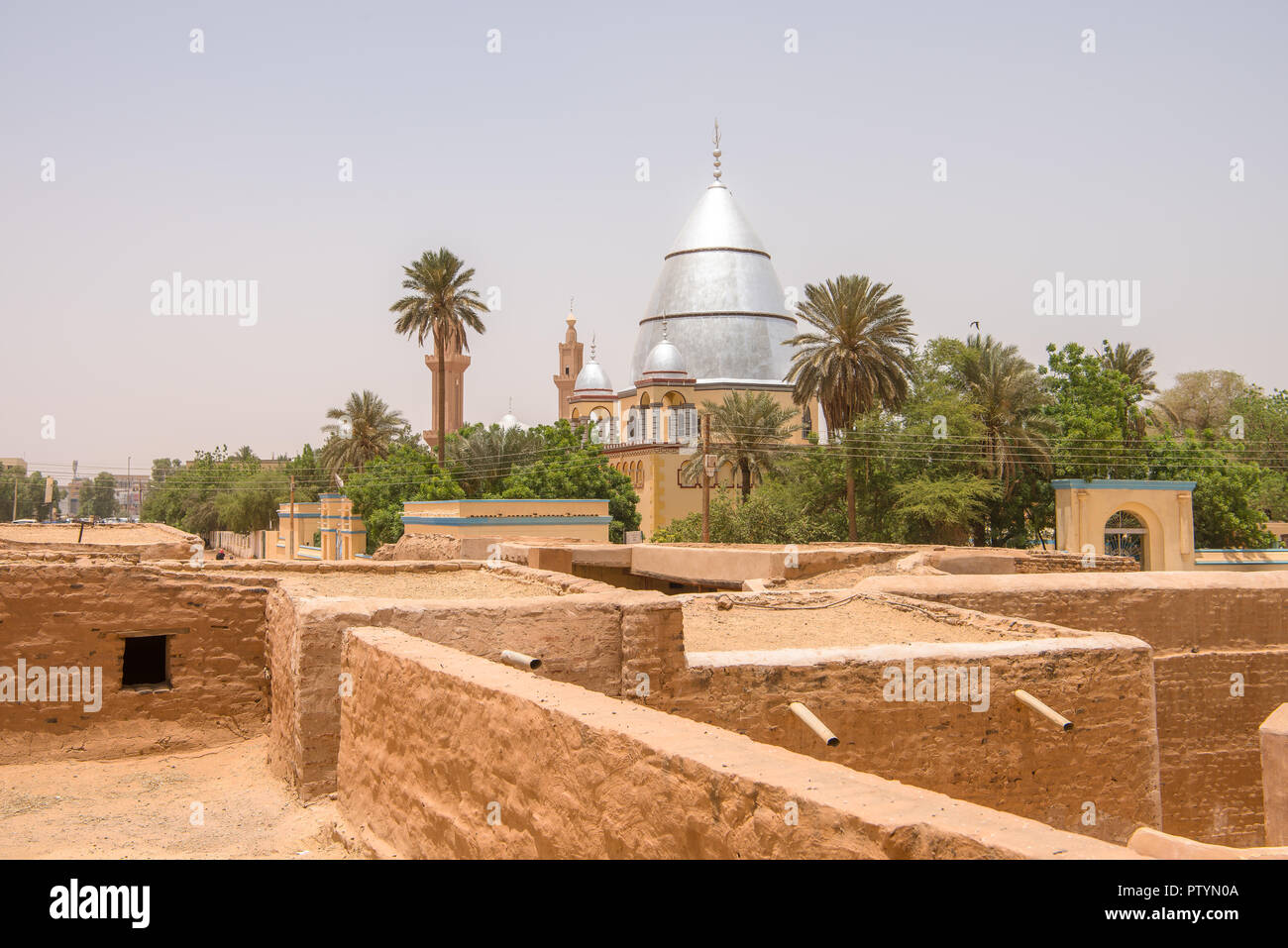 Sudan Khartoum old town city ancient village in capital city of Sudan Khartoum near Omdurman. Stock Photo