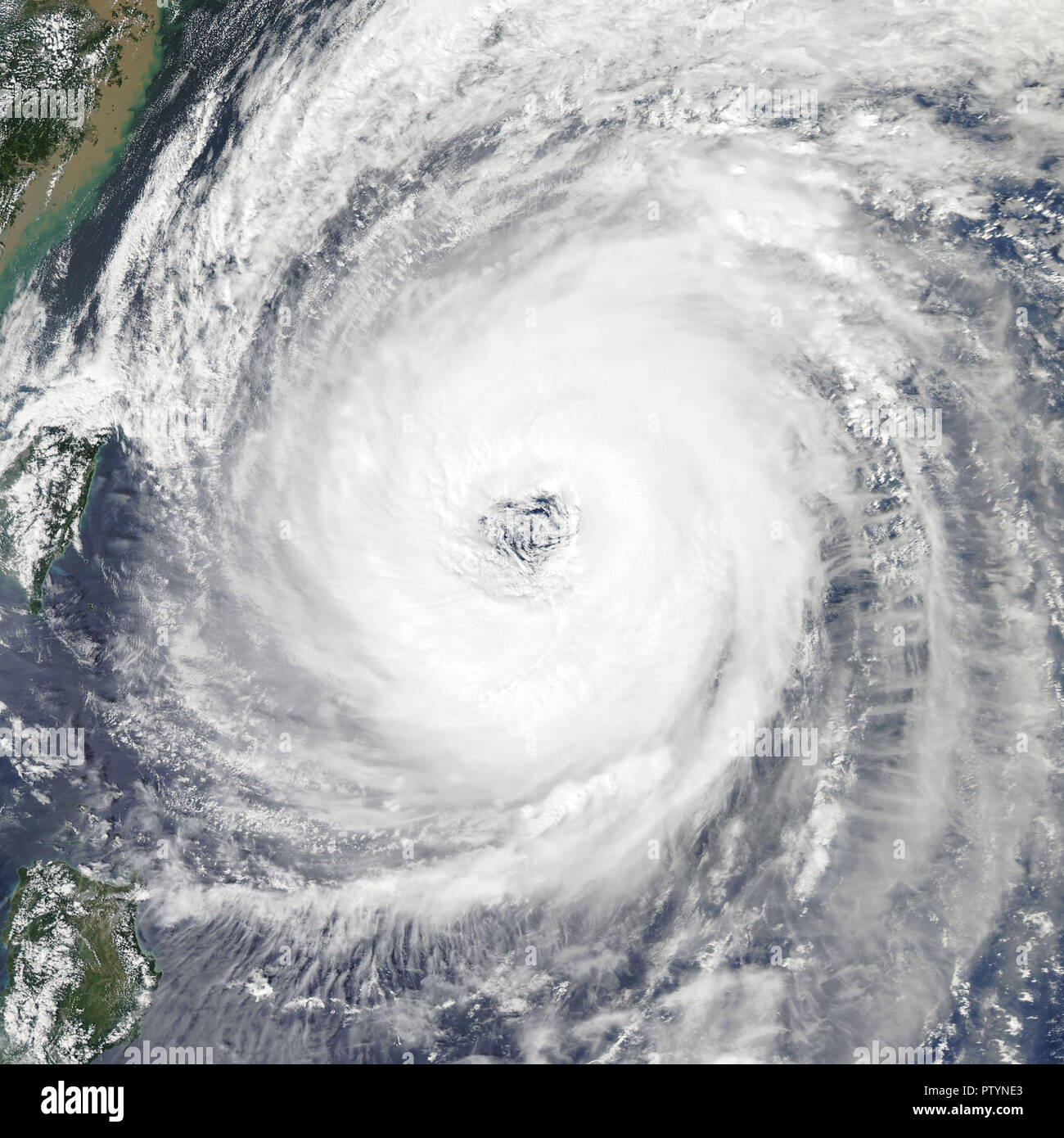 Typhoon Trami Takes Aim at Japan. Elements of this image furnished by