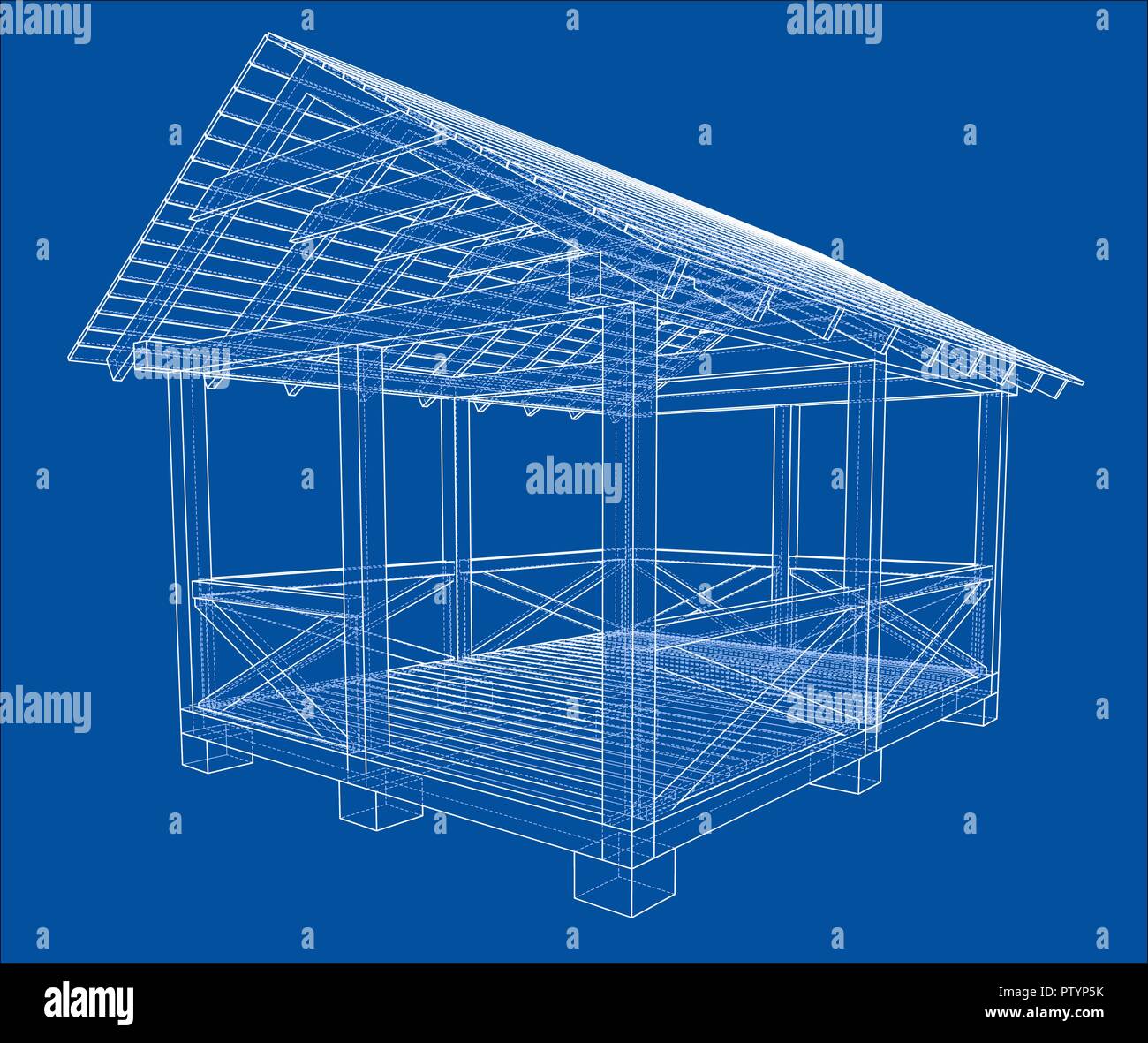 Summer house sketch. Vector Stock Vector Image & Art Alamy