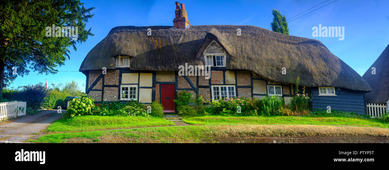 Village cottages in the picturesque village of Southwick near Fareham