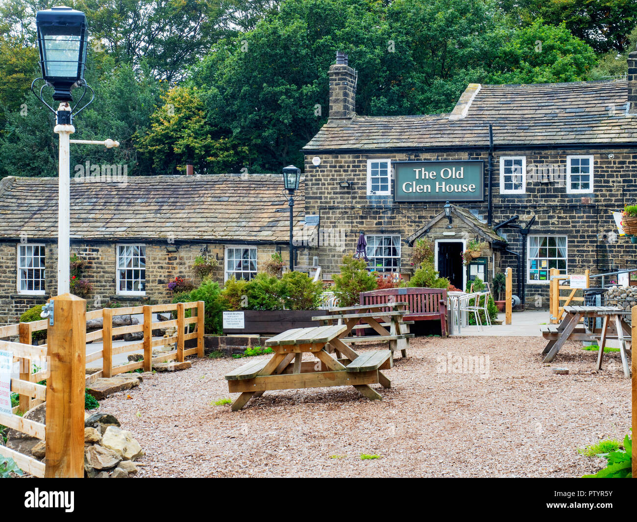 The Old Glen House at Shipley Glen Baildon West Yorkshire England Stock