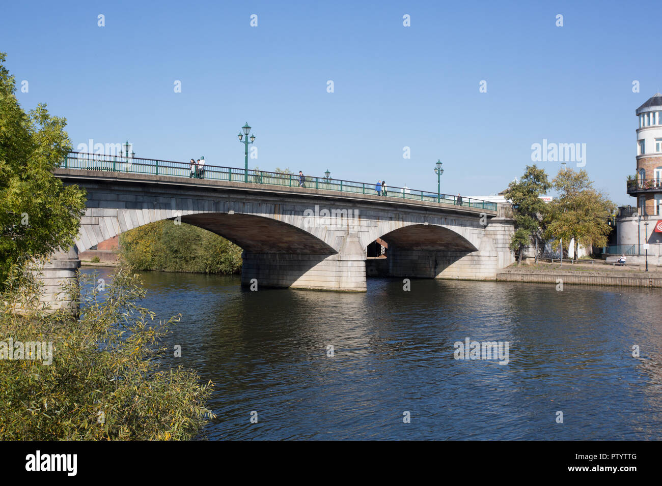Staines upon Thames, Surrey, England Stock Photo Alamy