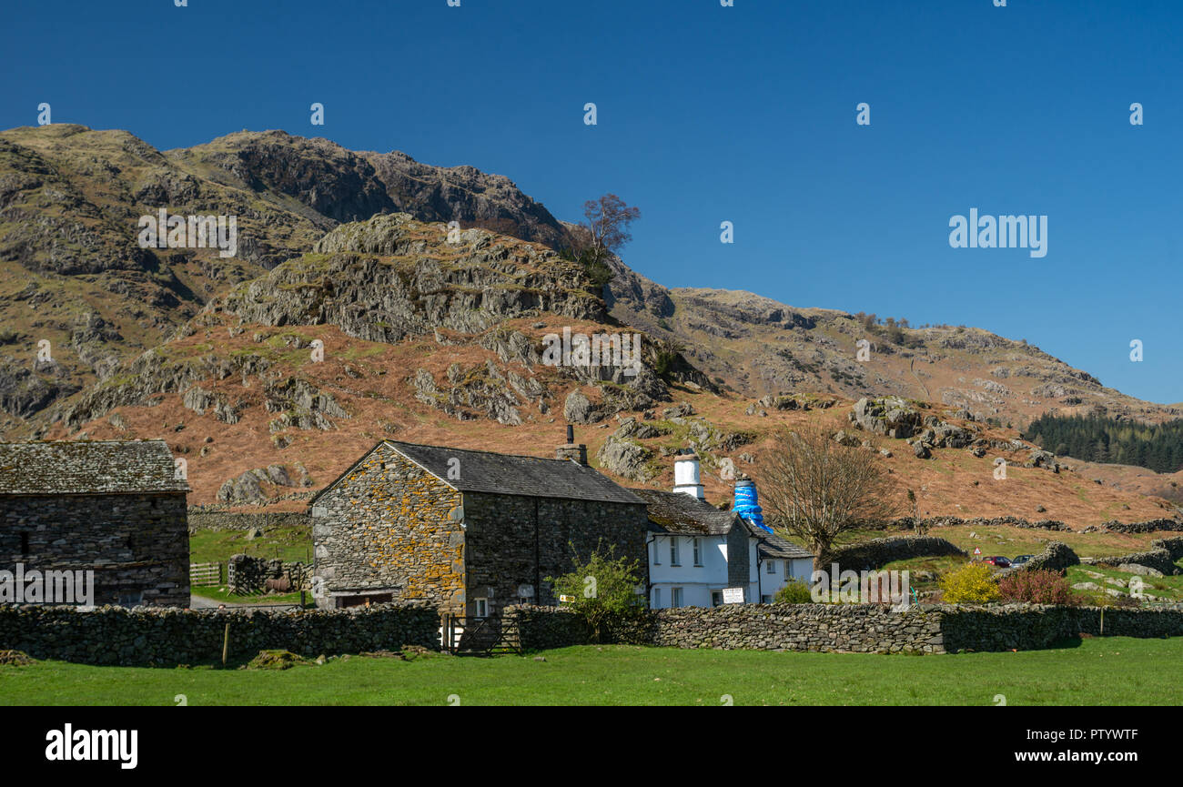 Cobble Stone Cottages Lake District National Park Cumbria