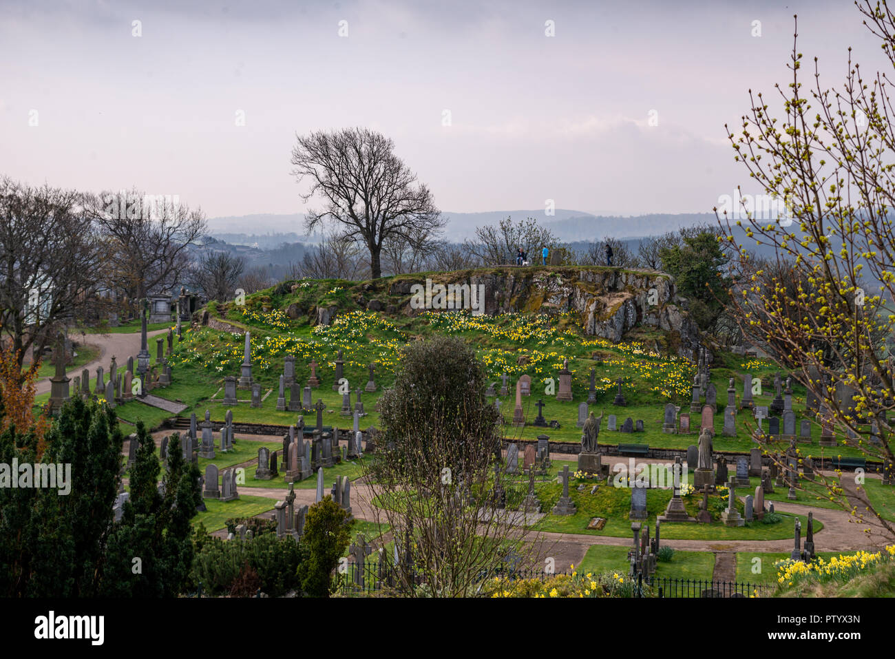 Graveyard, Stirling, Scotland, United Kingdom Stock Photo