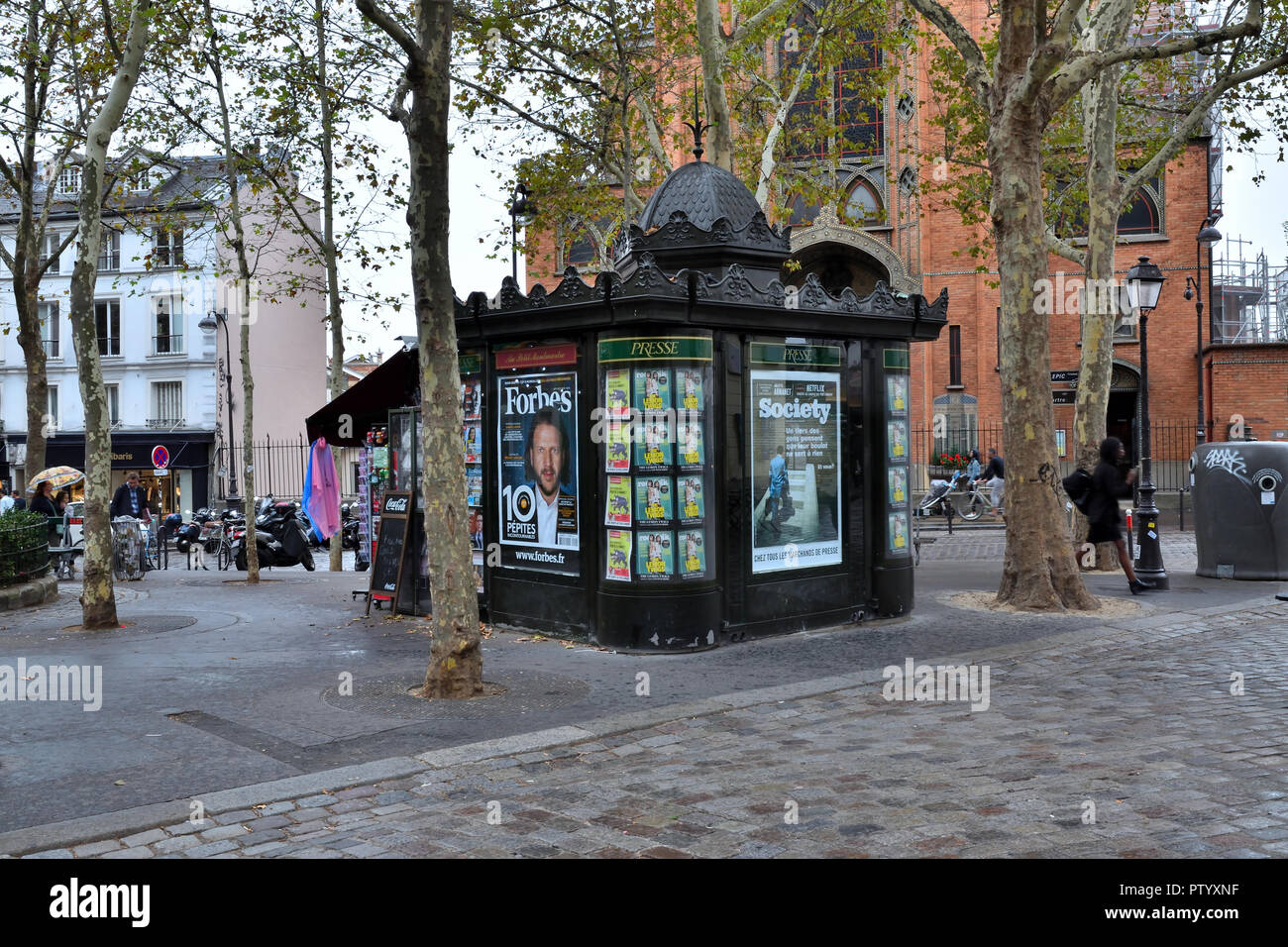 Places in Montmartre Stock Photo