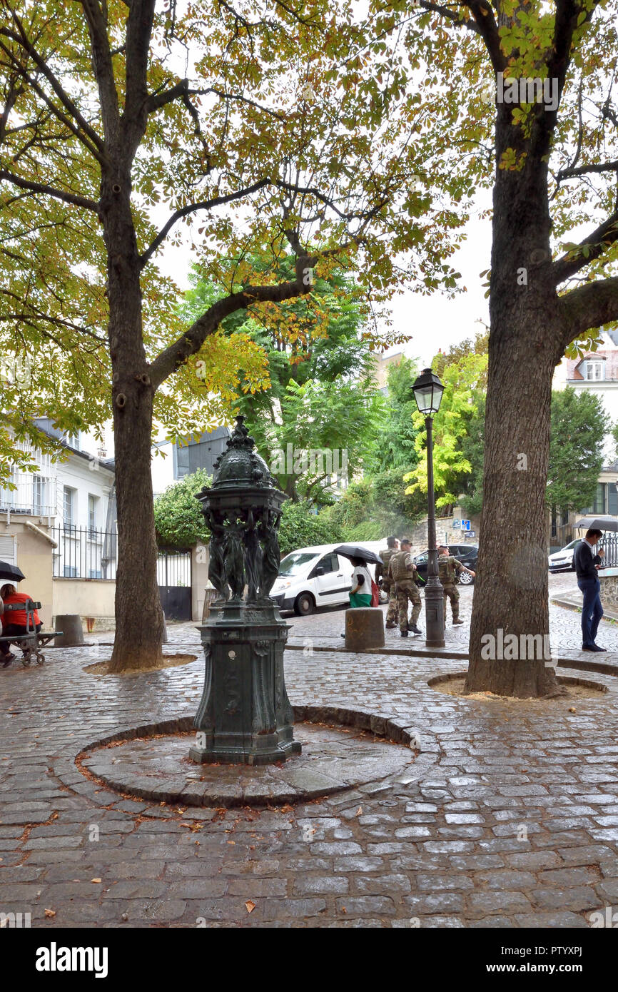 Places in Montmartre Stock Photo Alamy