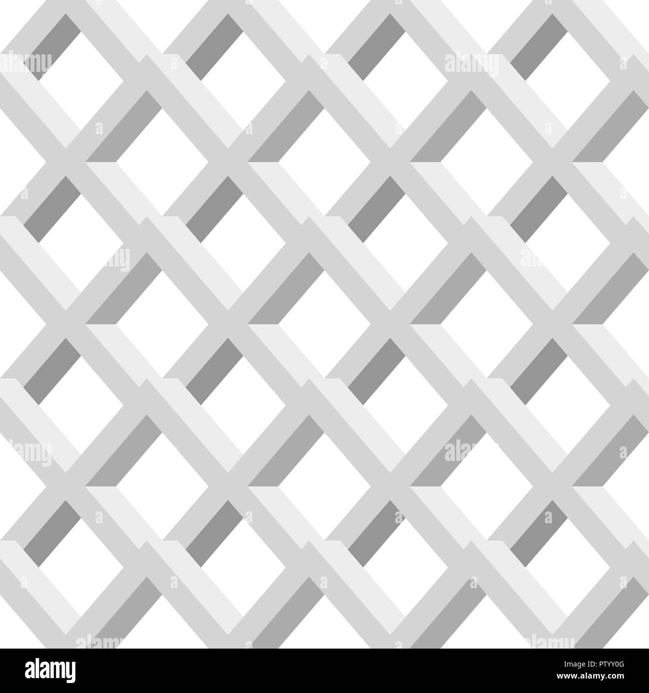 Gray grid. Abstract seamless geometric pattern Stock Vector