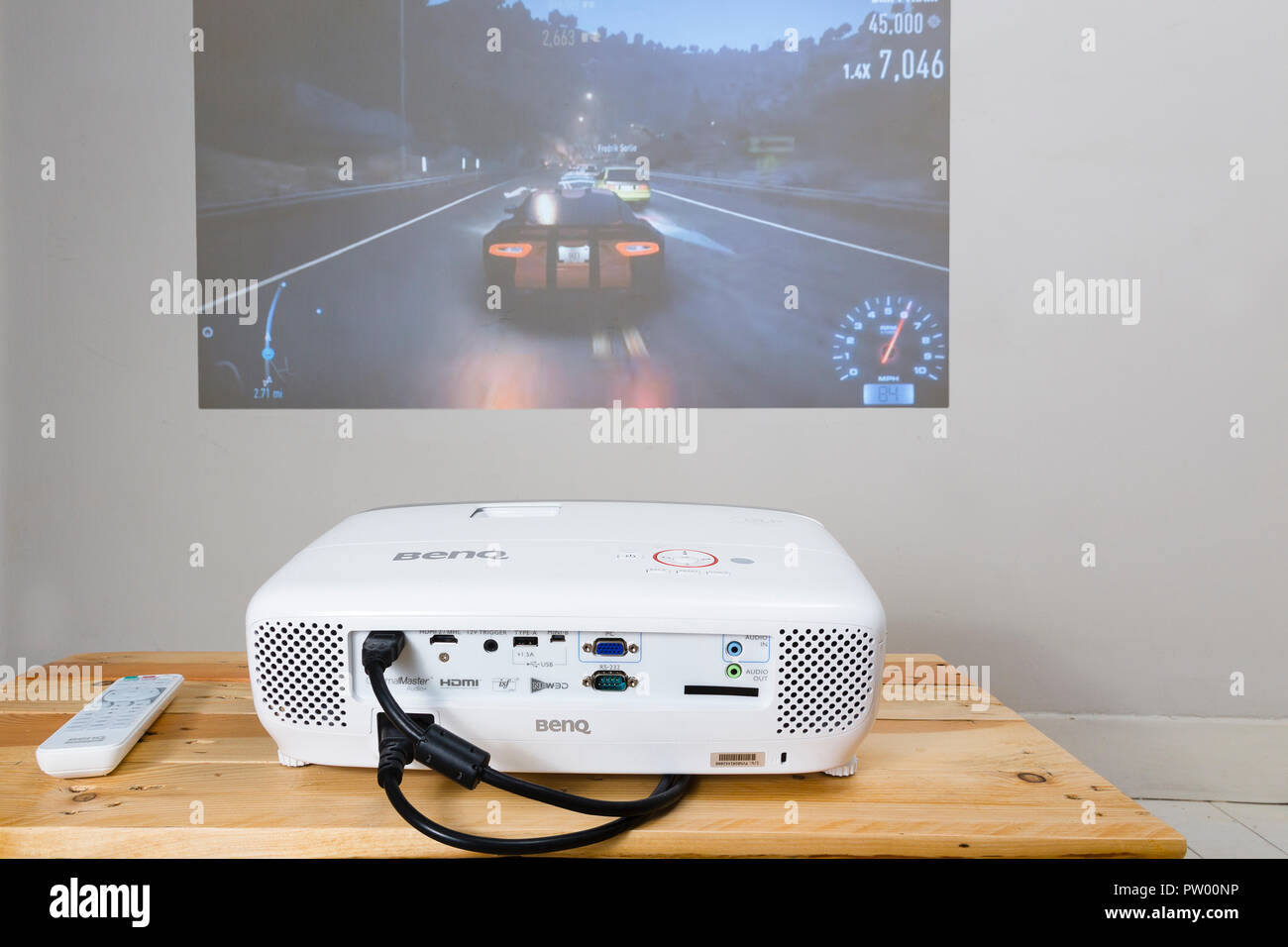 BenQ W1210ST Need for Speed on PlayStation 4 - Alamy