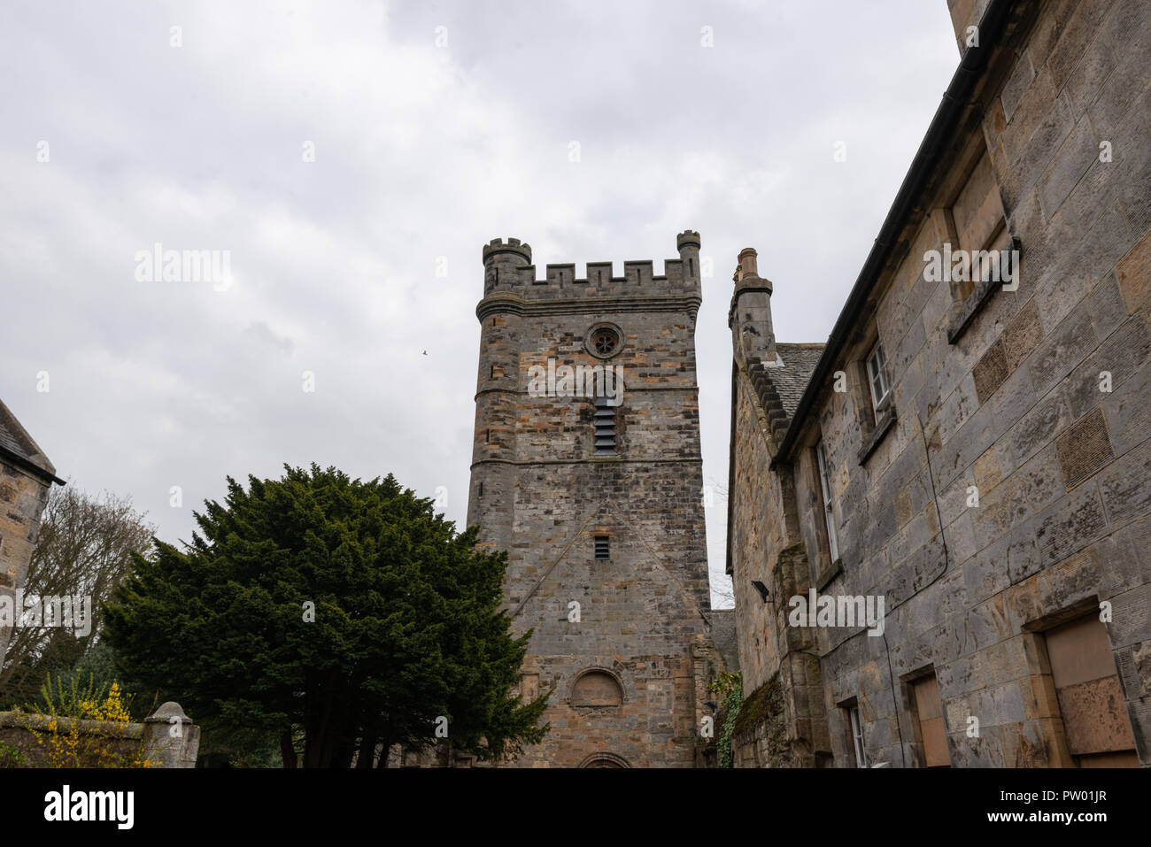 Abbey in Culross, Fife, Dunfermline, Scotland, United Kingdom Stock