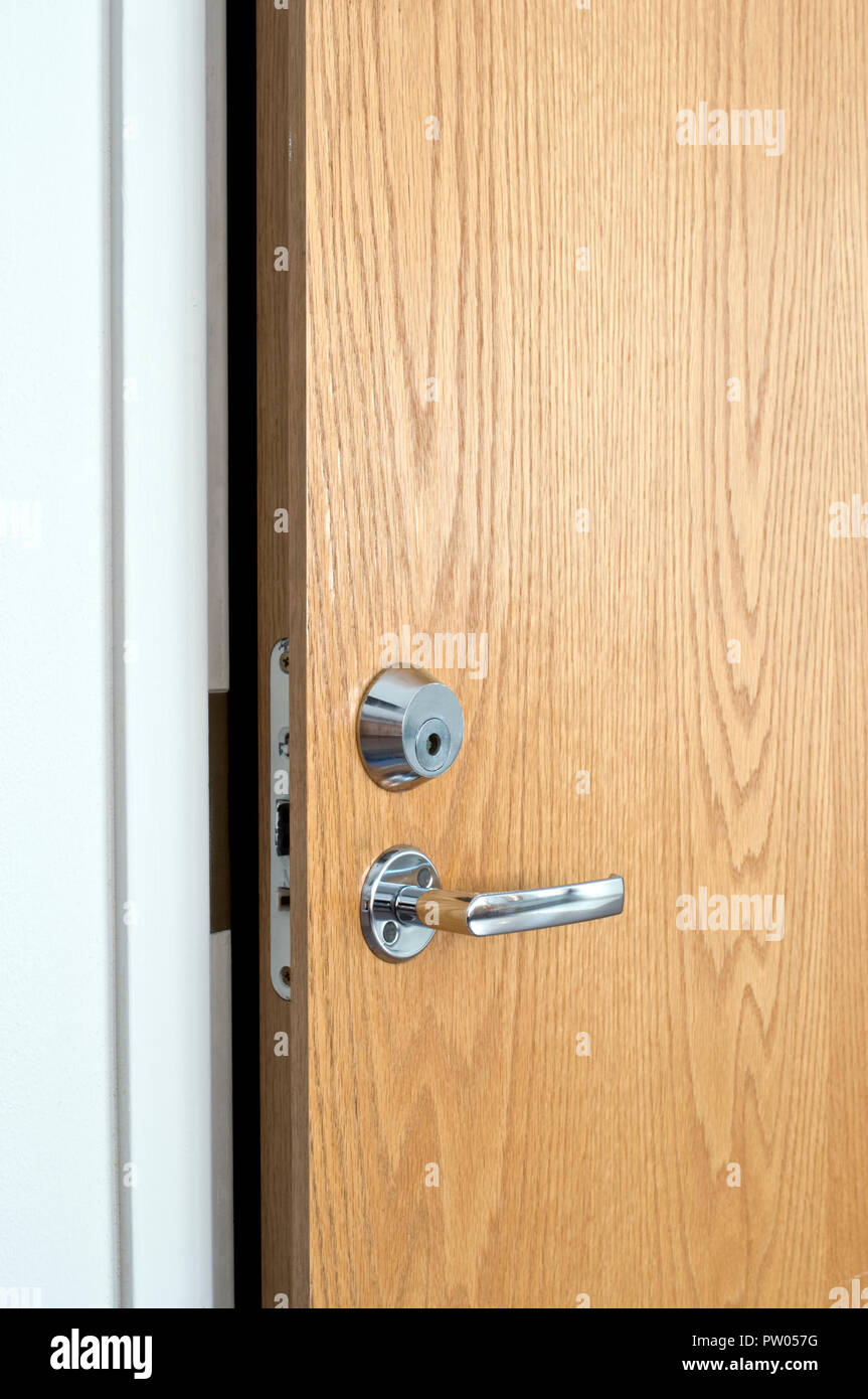 Door slightly open hi-res stock photography and images - Alamy