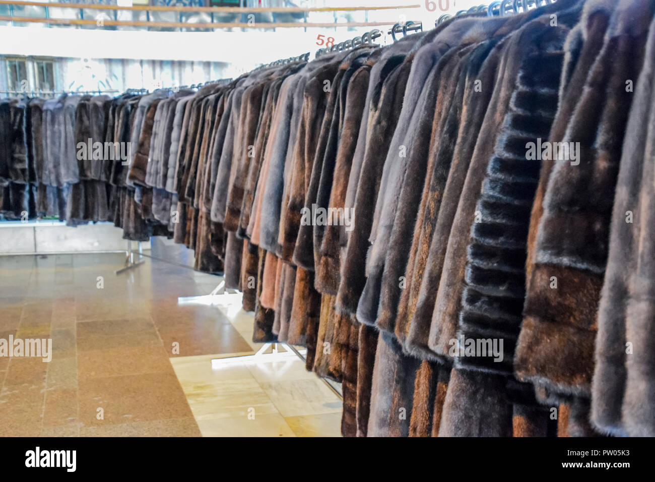 Fur coats mink sable hi-res stock photography and images - Alamy