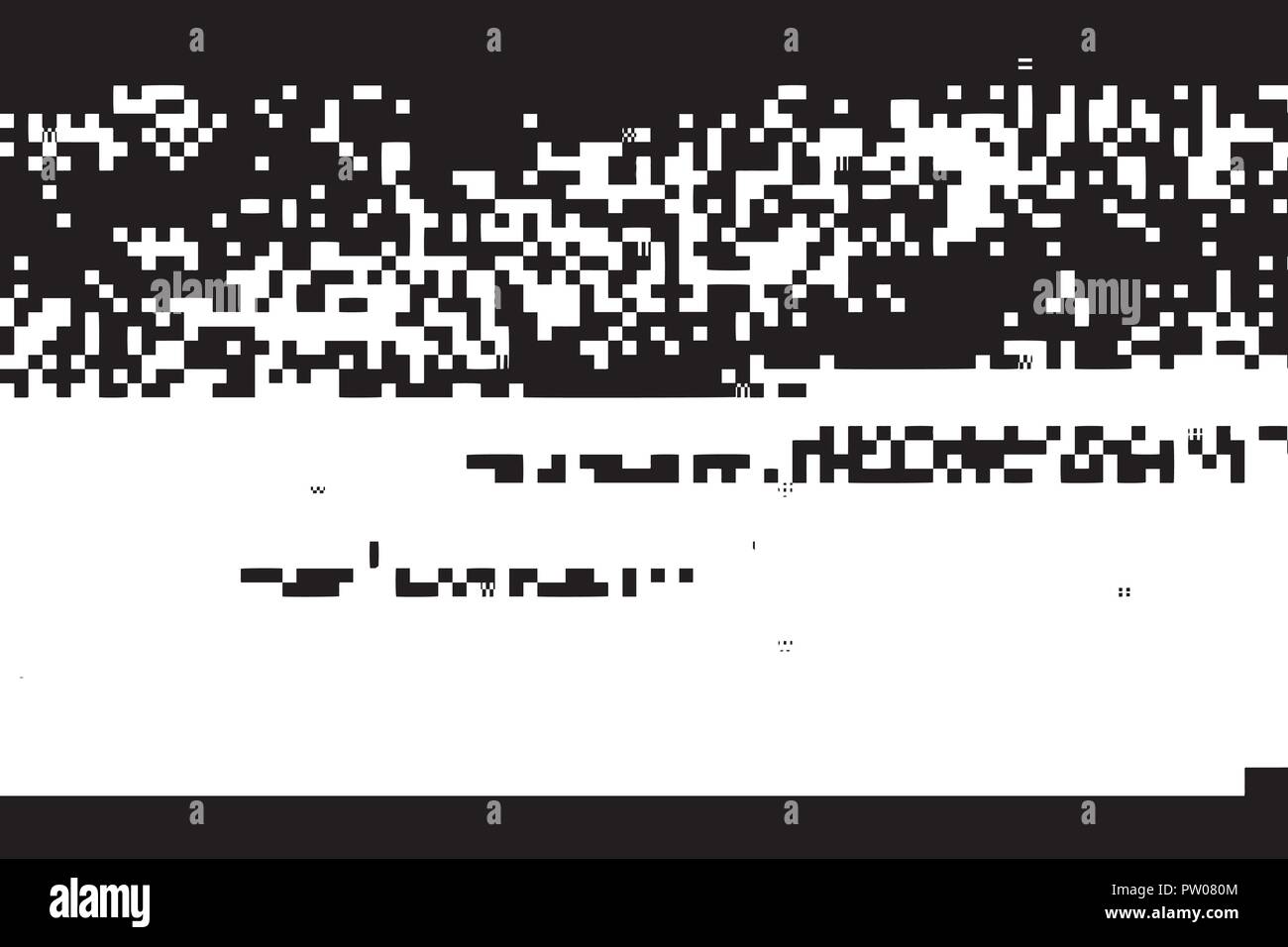 Glitched Overlay Texture Stock Vector