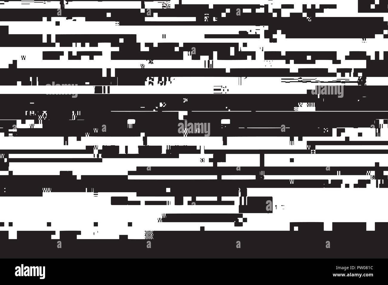 Glitched Overlay Texture Stock Vector
