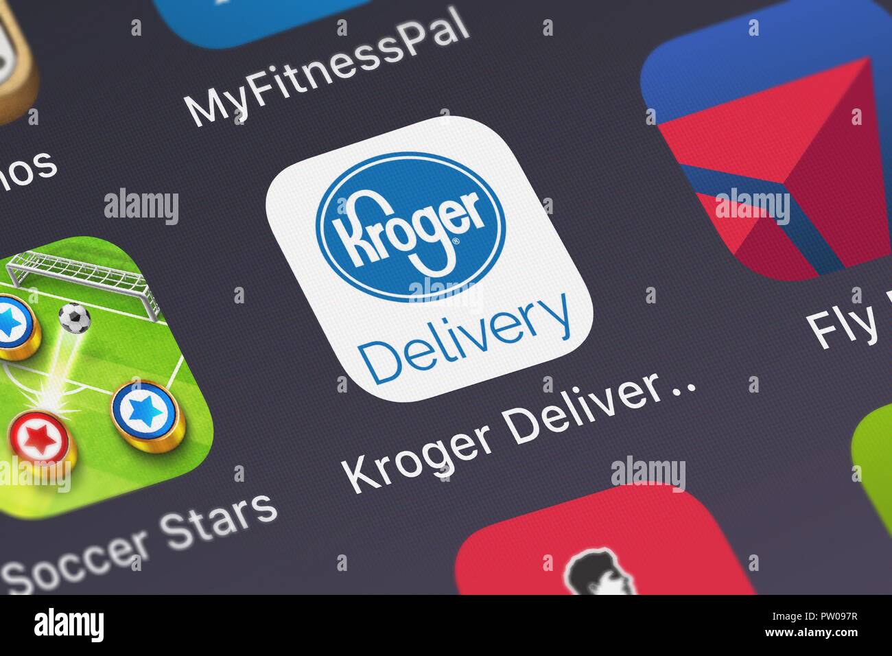 London United Kingdom October 11 2018 Screenshot Of Instacart