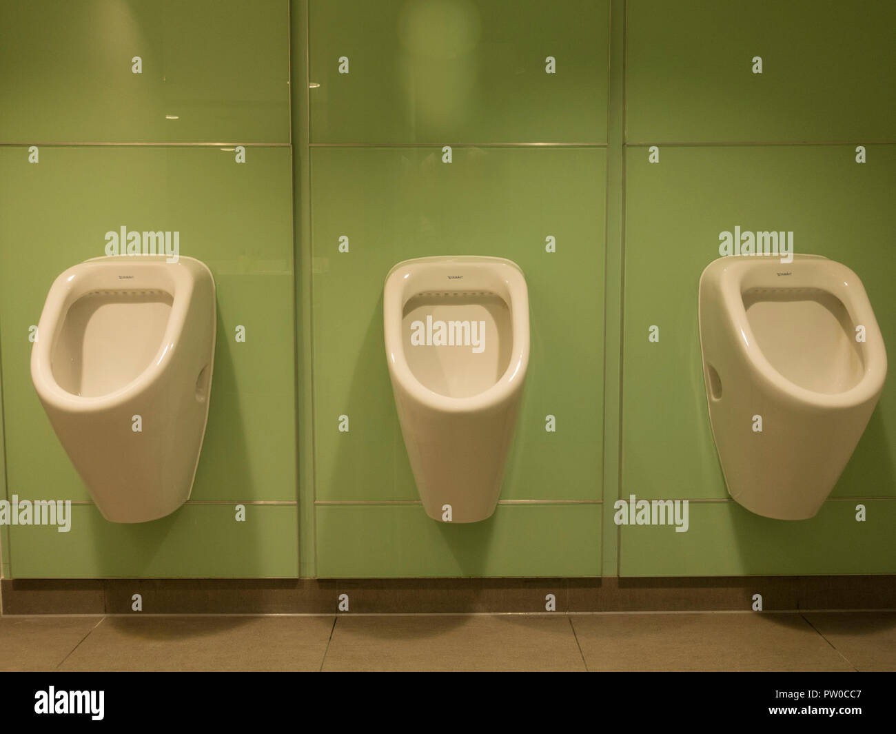 Urinals Stock Photo