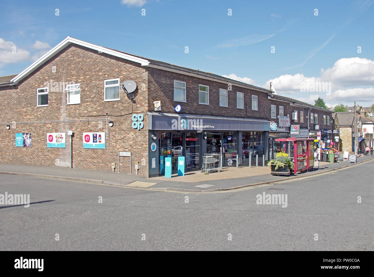 Longfield Kent Shops High Street Stock Photo Alamy