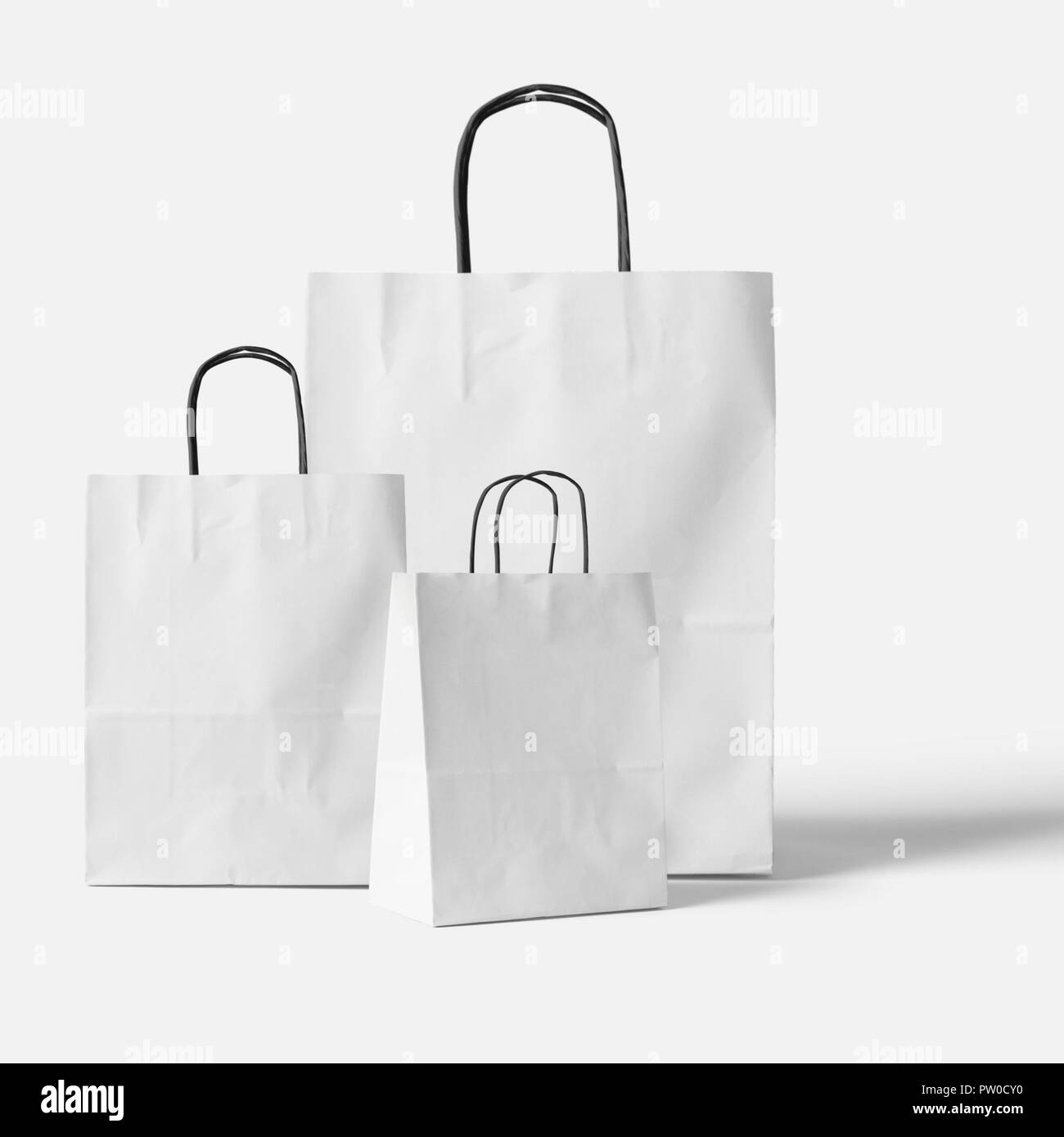 Download White Paper Bag Mock Up Stock Photo Alamy