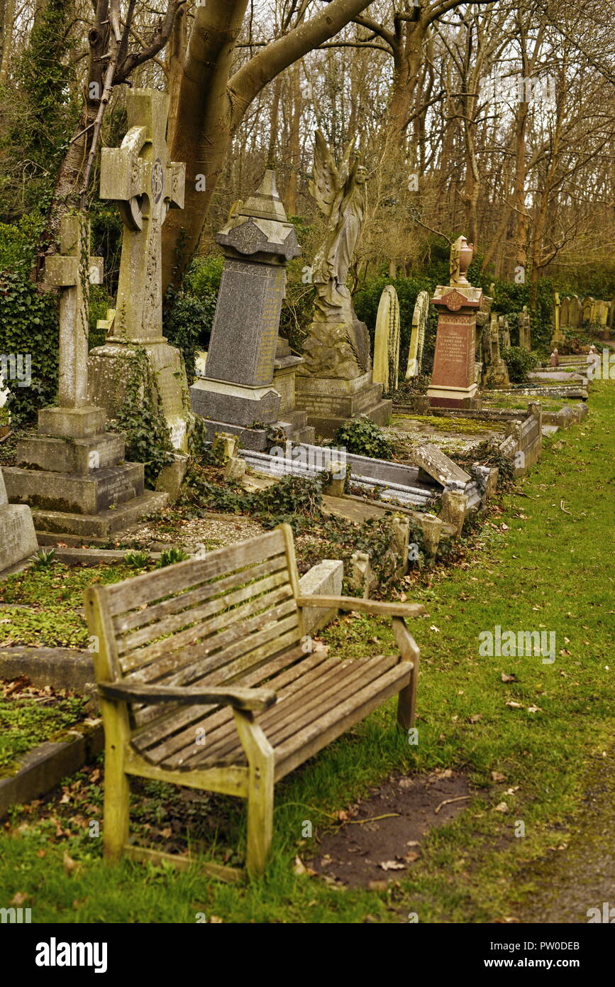 old english cemetery Stock Photo Alamy