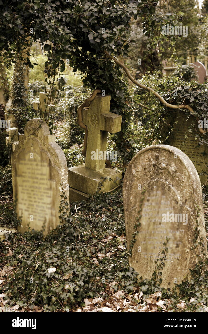 old english cemetery Stock Photo Alamy