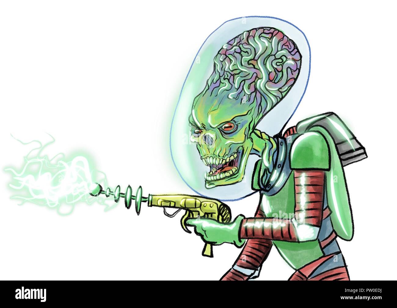 Mars Attacks Alien Stock Photos & Mars Attacks Alien Stock ...