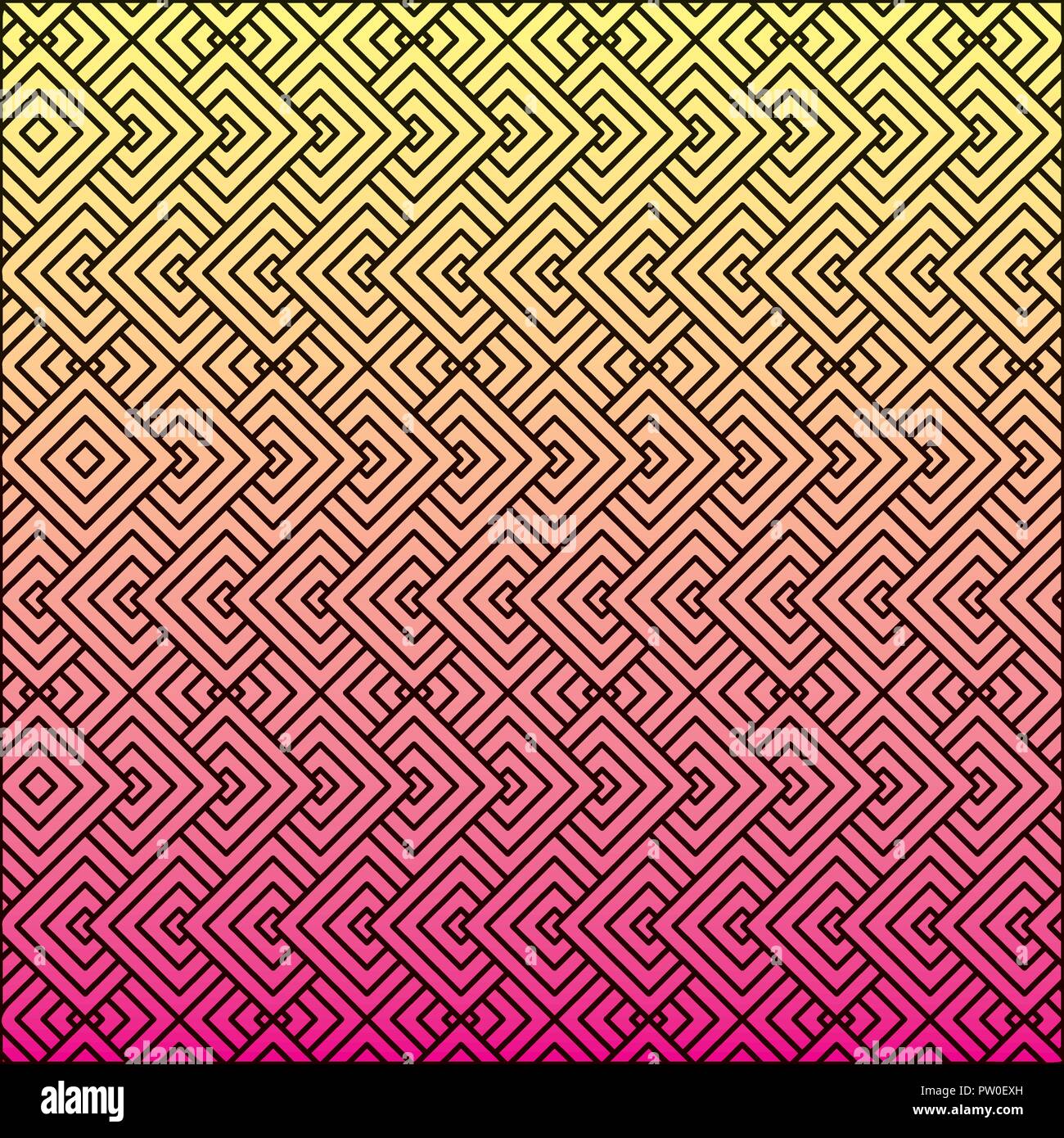 color and rhombus lines pattern Stock Vector Image & Art - Alamy