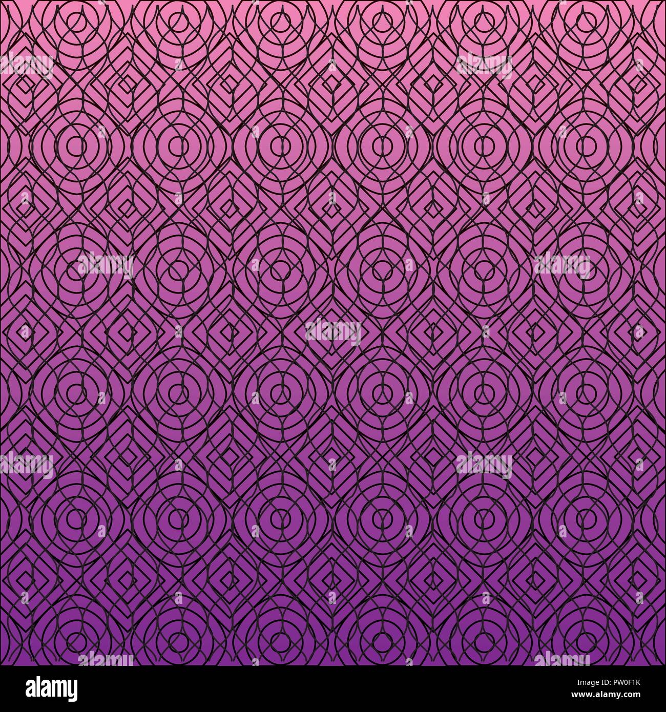 color and circular lines pattern Stock Vector Image & Art - Alamy