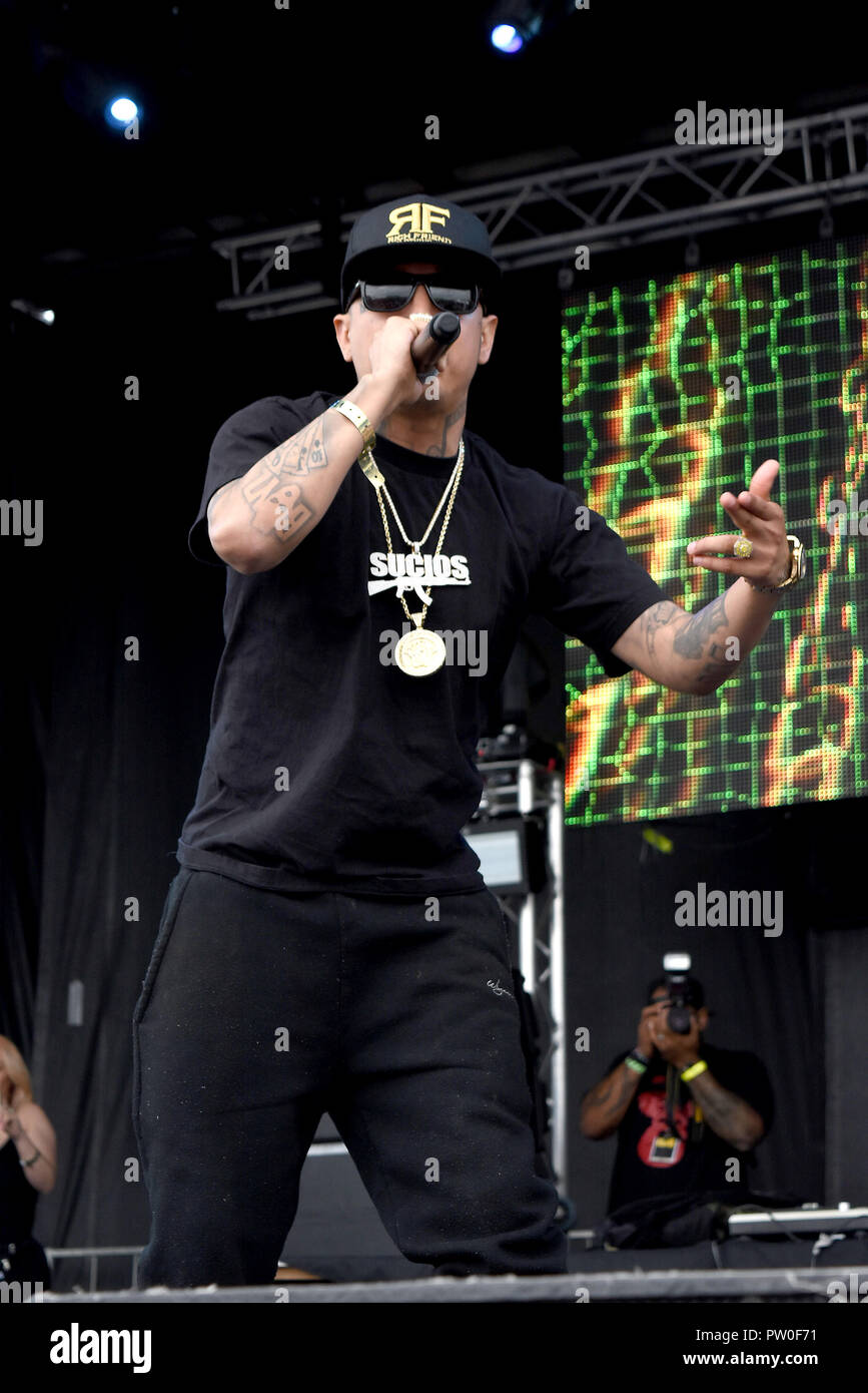 The Breaks Vol. II Festival Concert in Chicago at Toyota Park on September 8, 2018  Featuring: King Lil G Where: Bedford Park, Illinois, United States When: 08 Sep 2018 Credit: Adam Bielawski/WENN.com Stock Photo