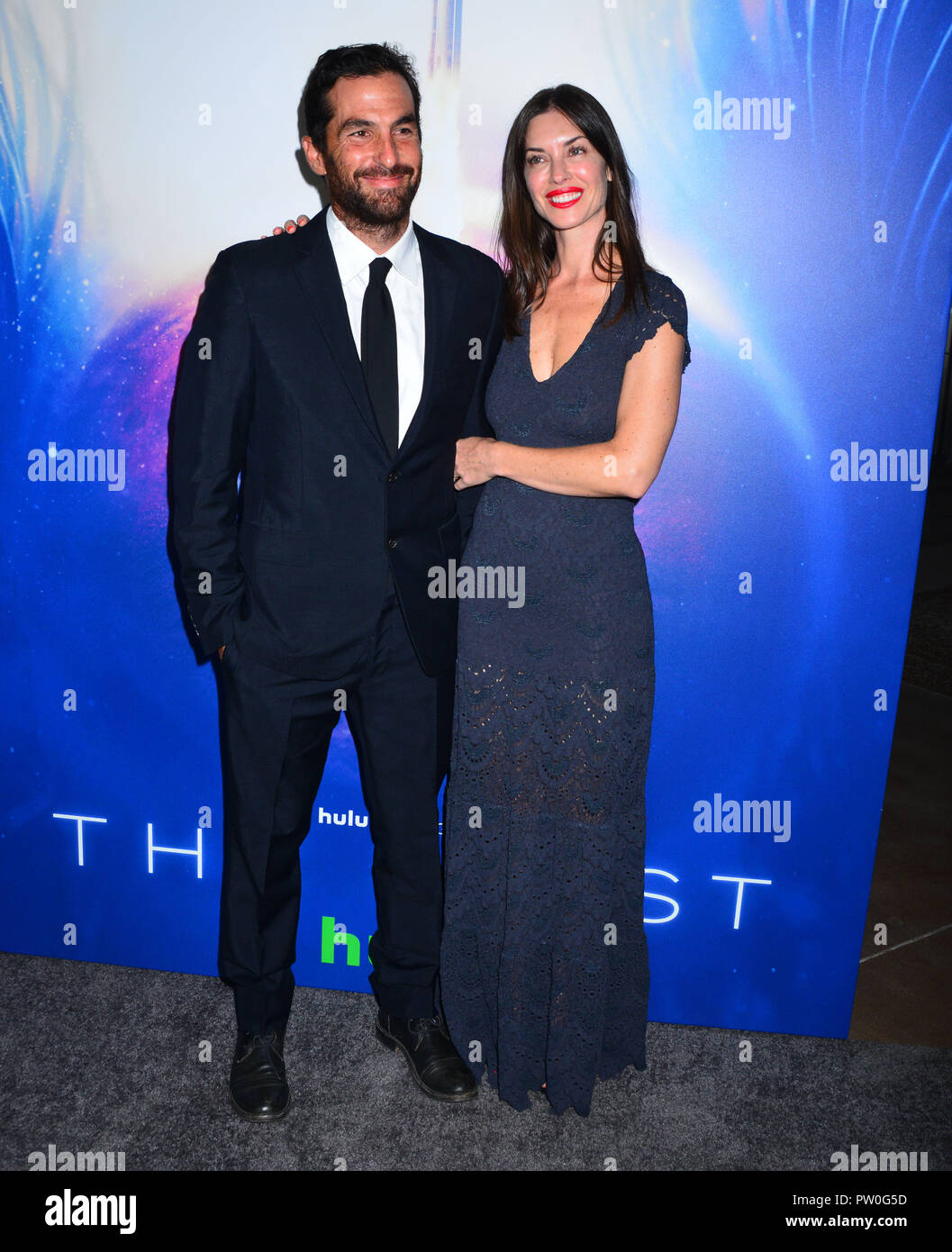 Jordan Tappis - Executive Producer - and Heidi Tappis attends the premiere  of Hulu's 'The First' on September 12, 2018 in Los Angeles, California  Stock Photo - Alamy