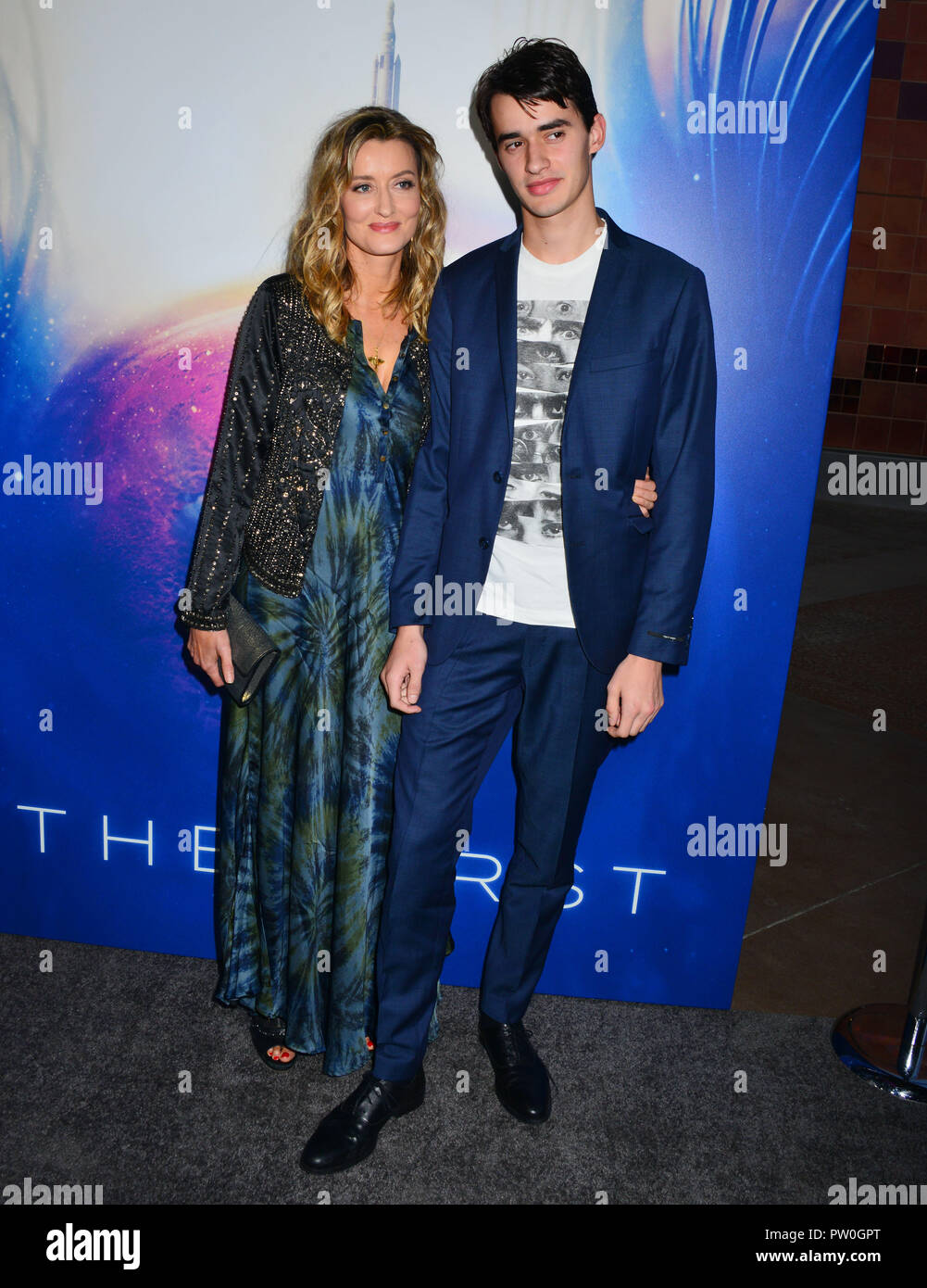 Natascha McElhone and son 054 attends the premiere of Hulu's 'The First' on  September 12, 2018 in Los Angeles, California Stock Photo - Alamy
