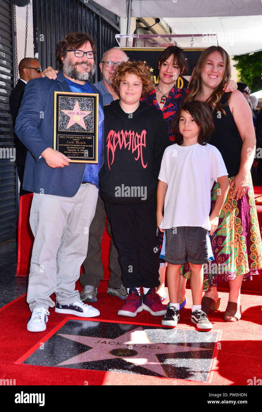 Jack Black and Family Kick Back