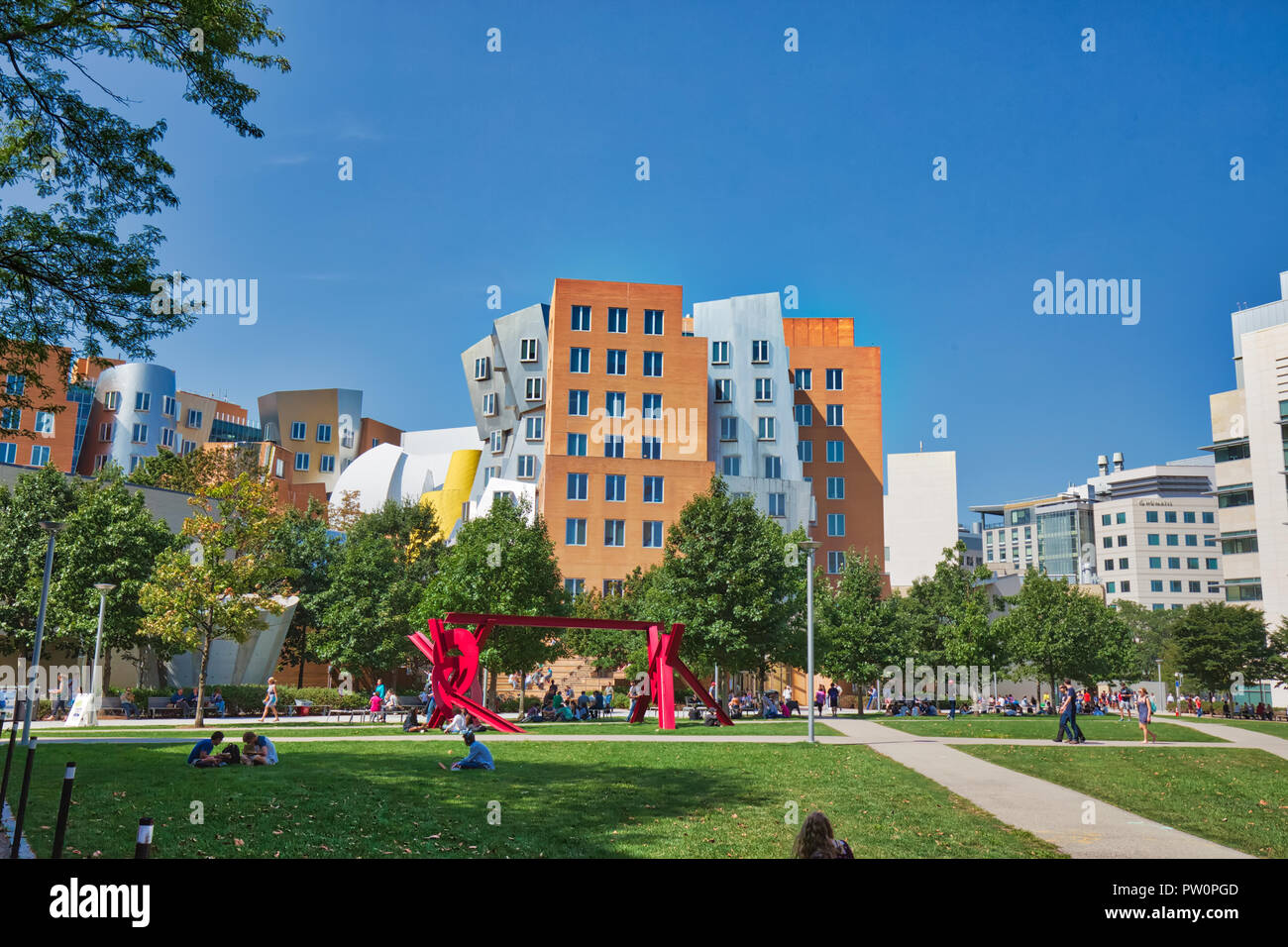 BOSTON, MA, USA – October 16, 2017: World-famous MIT institute of