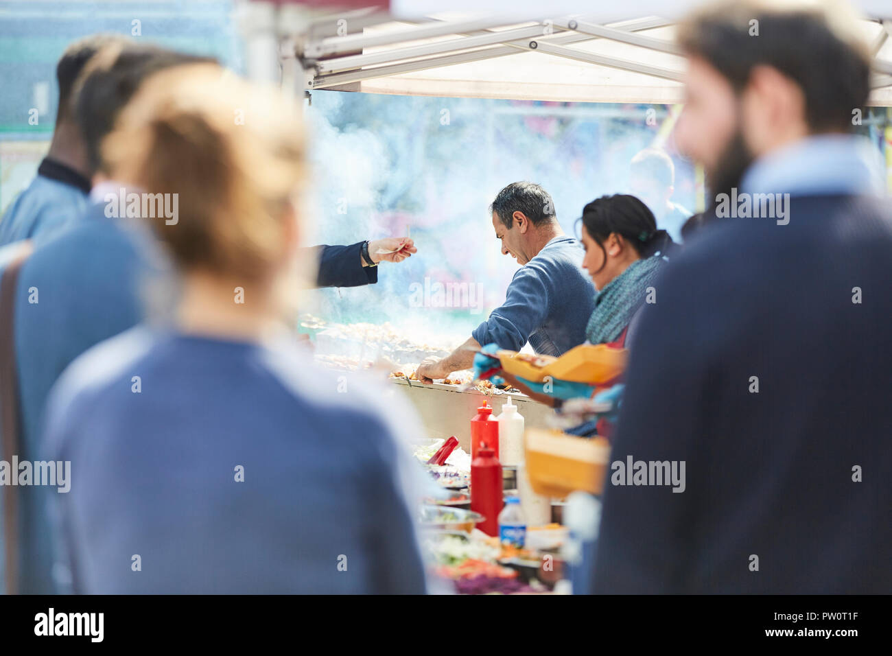 street food in london Stock Photo - Alamy