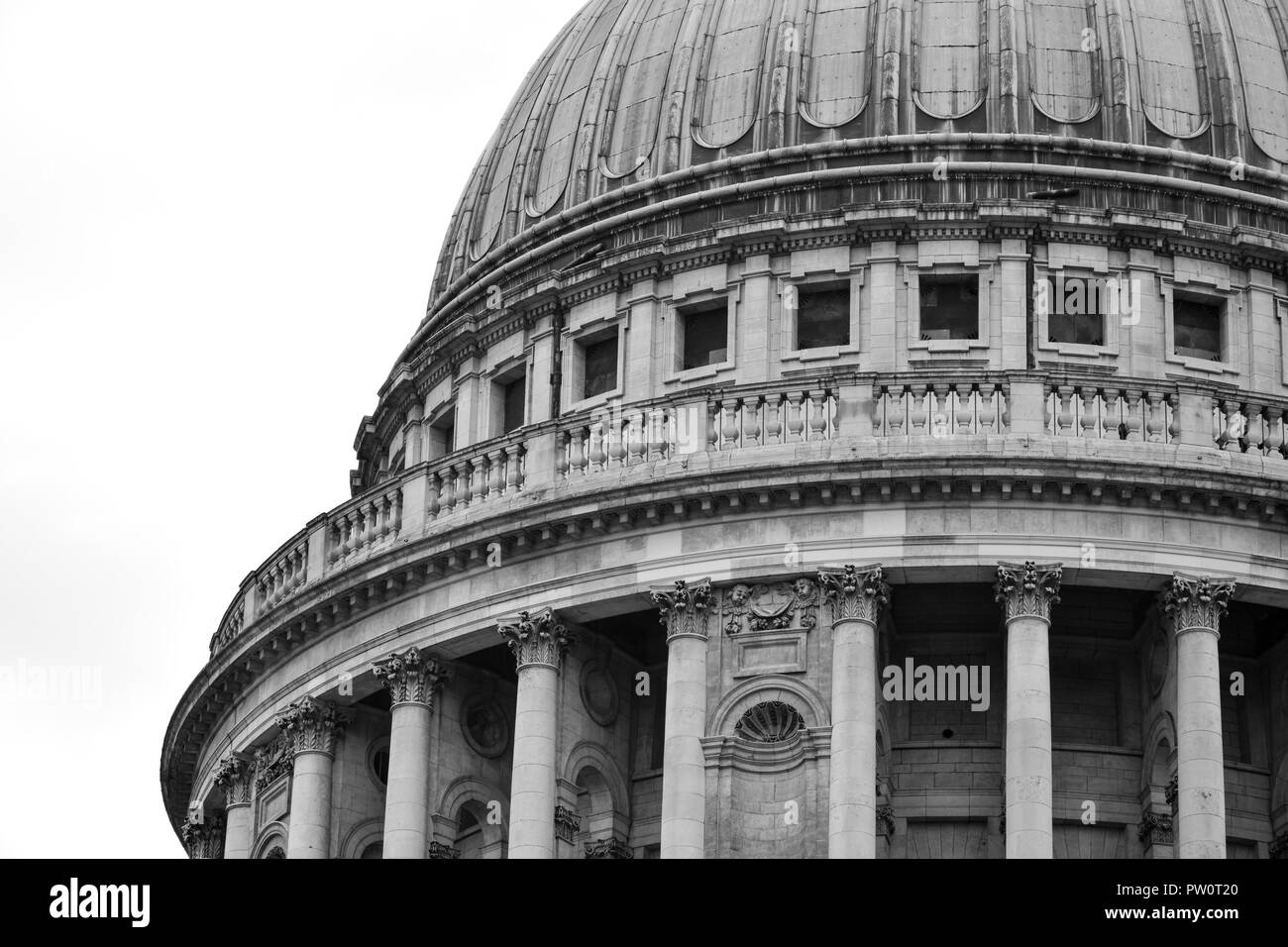 St. Paul's Cathedral in London, by Sir Christopher Wren Stock Photo