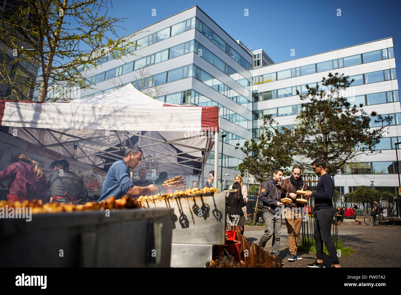 street food in london Stock Photo - Alamy