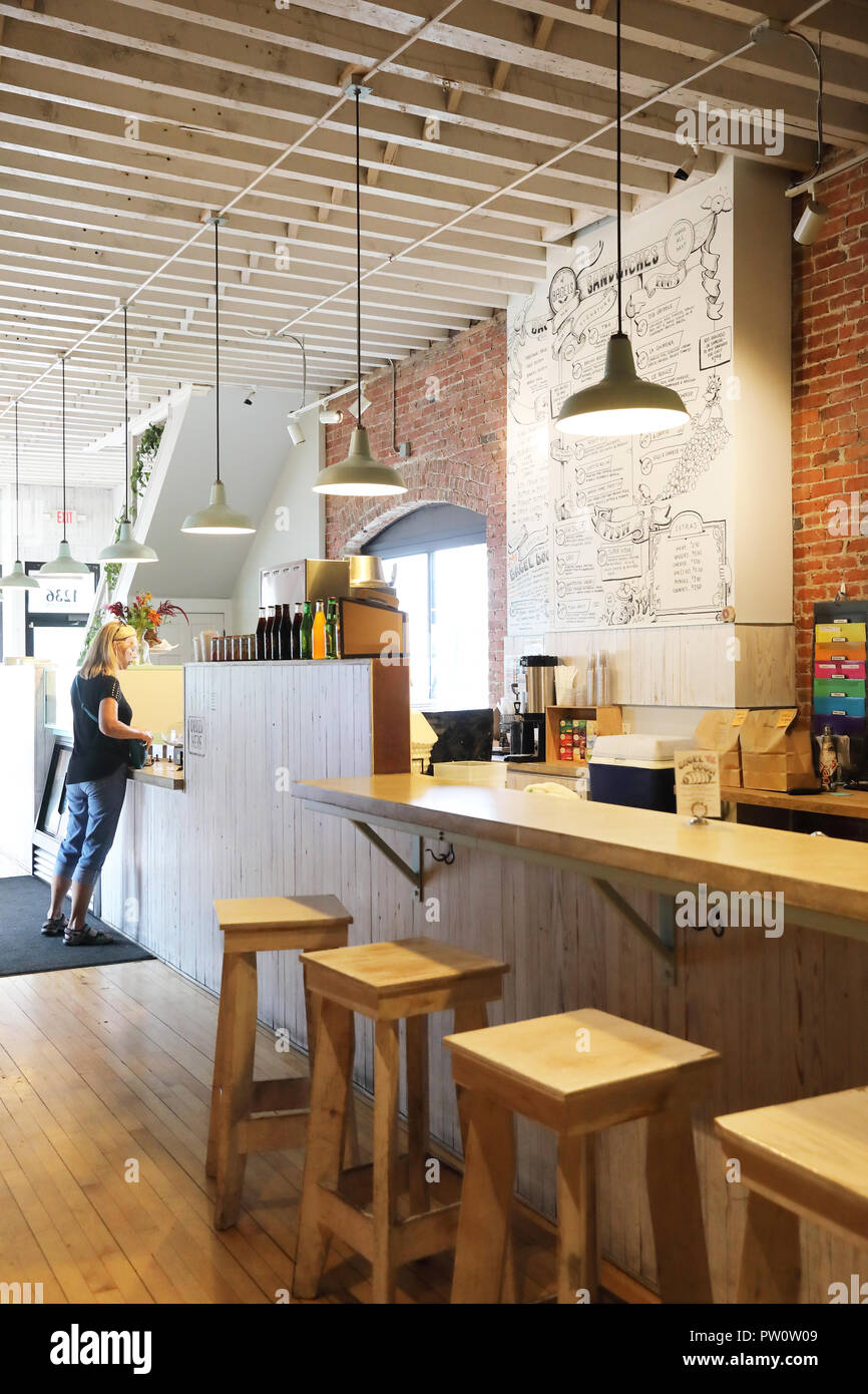 Detroit Institute of Bagels, a trendy industrialchic cafe on Michigan