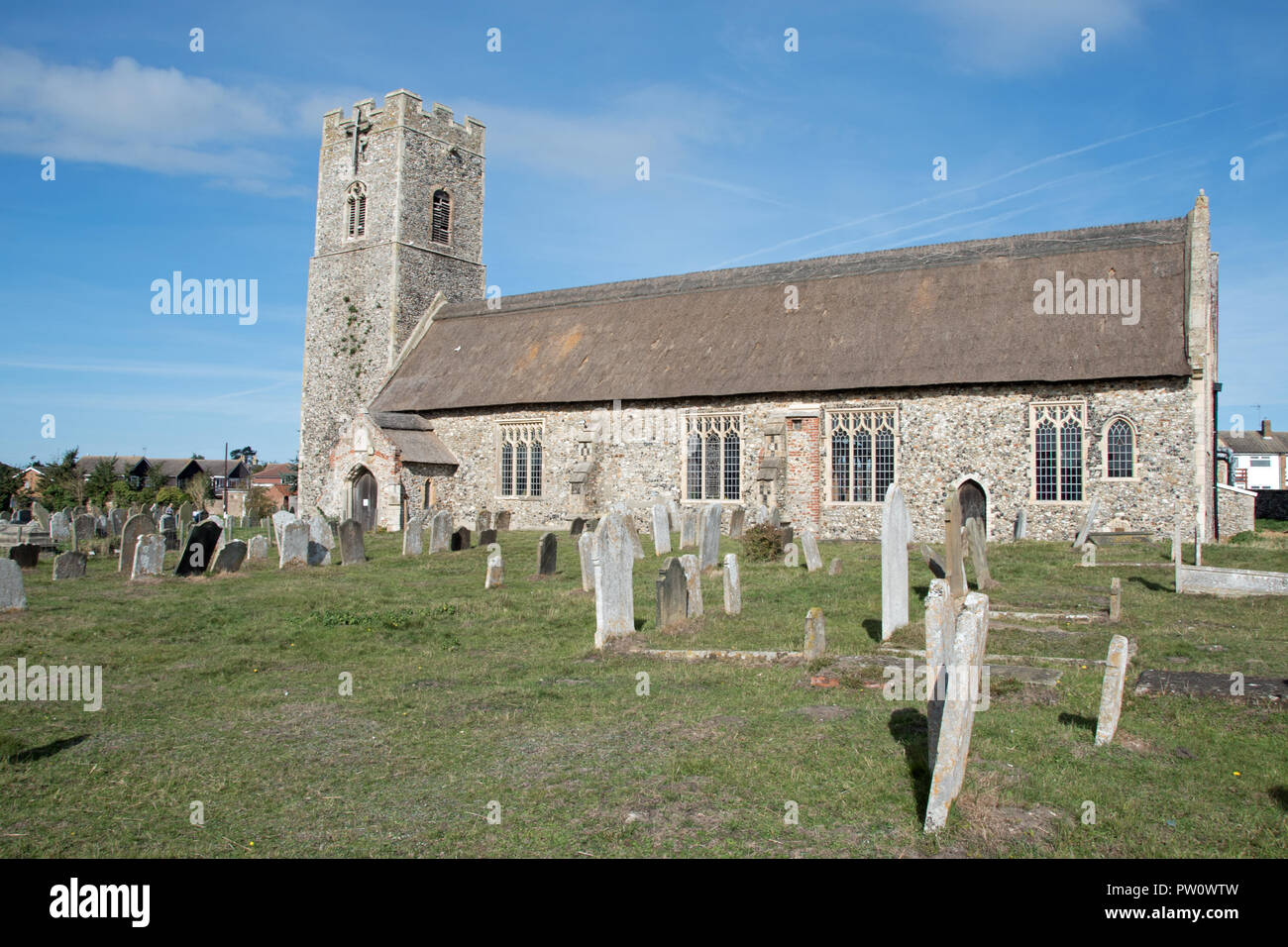 Pakefield parish church on the cliff hires stock photography and images Alamy