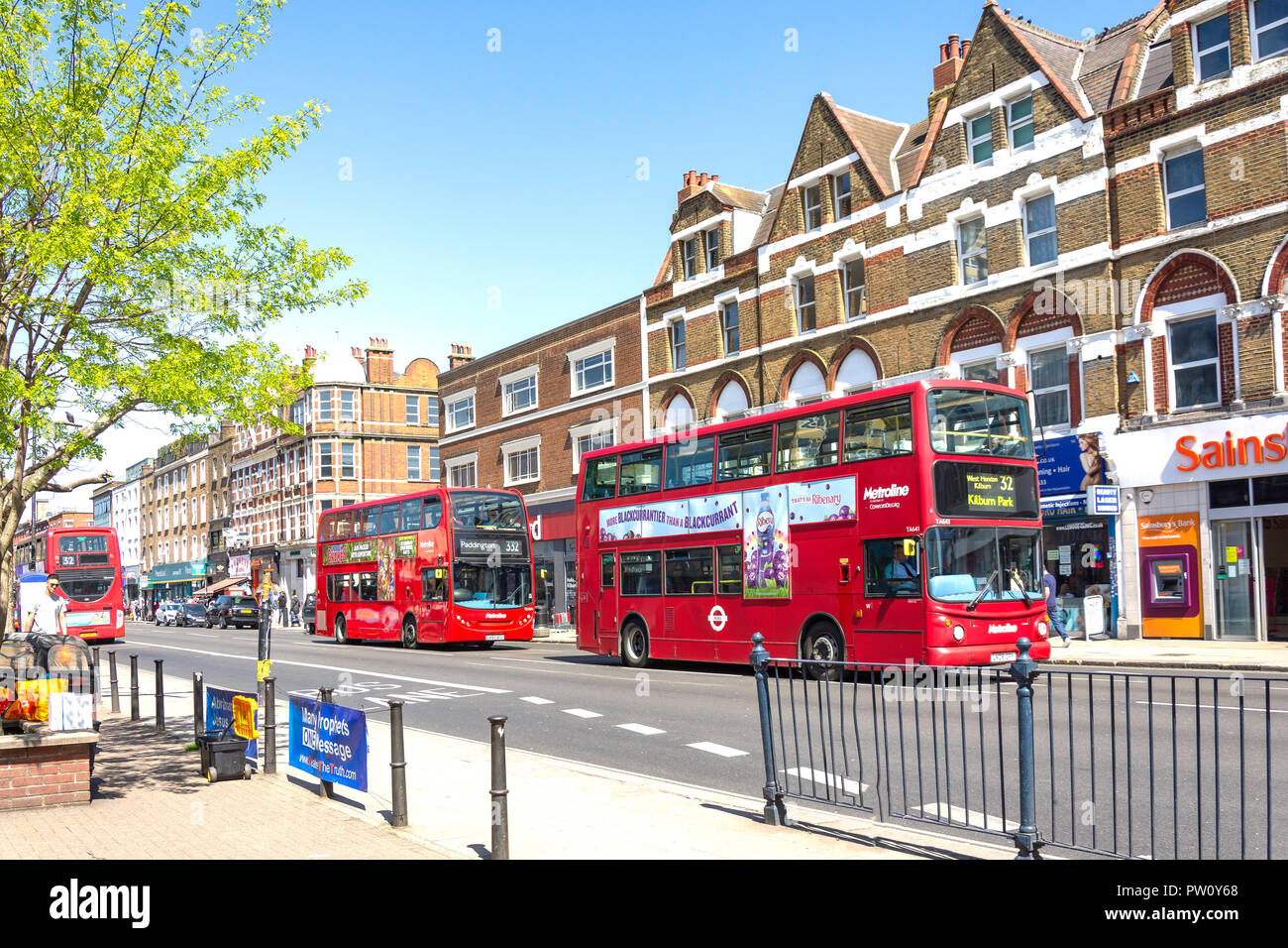 Kilburn london shops hi-res stock photography and images - Alamy