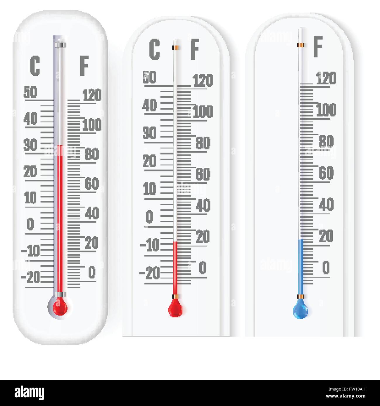 Thermometer for air temperature measurement Stock Photo - Alamy