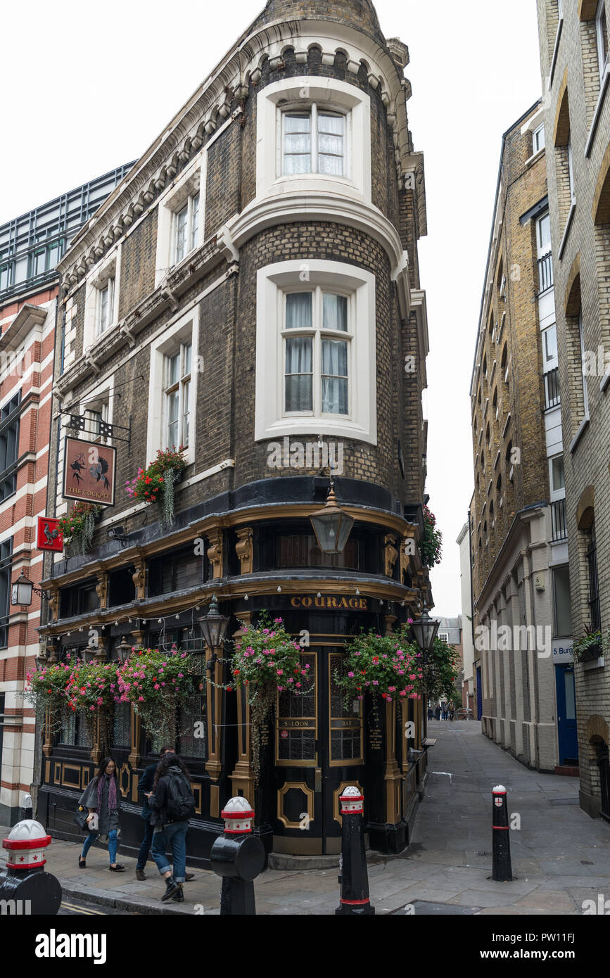 Exterior of The Cockpit public house, St. Andrew's Hill, City of London, UK Stock Photo