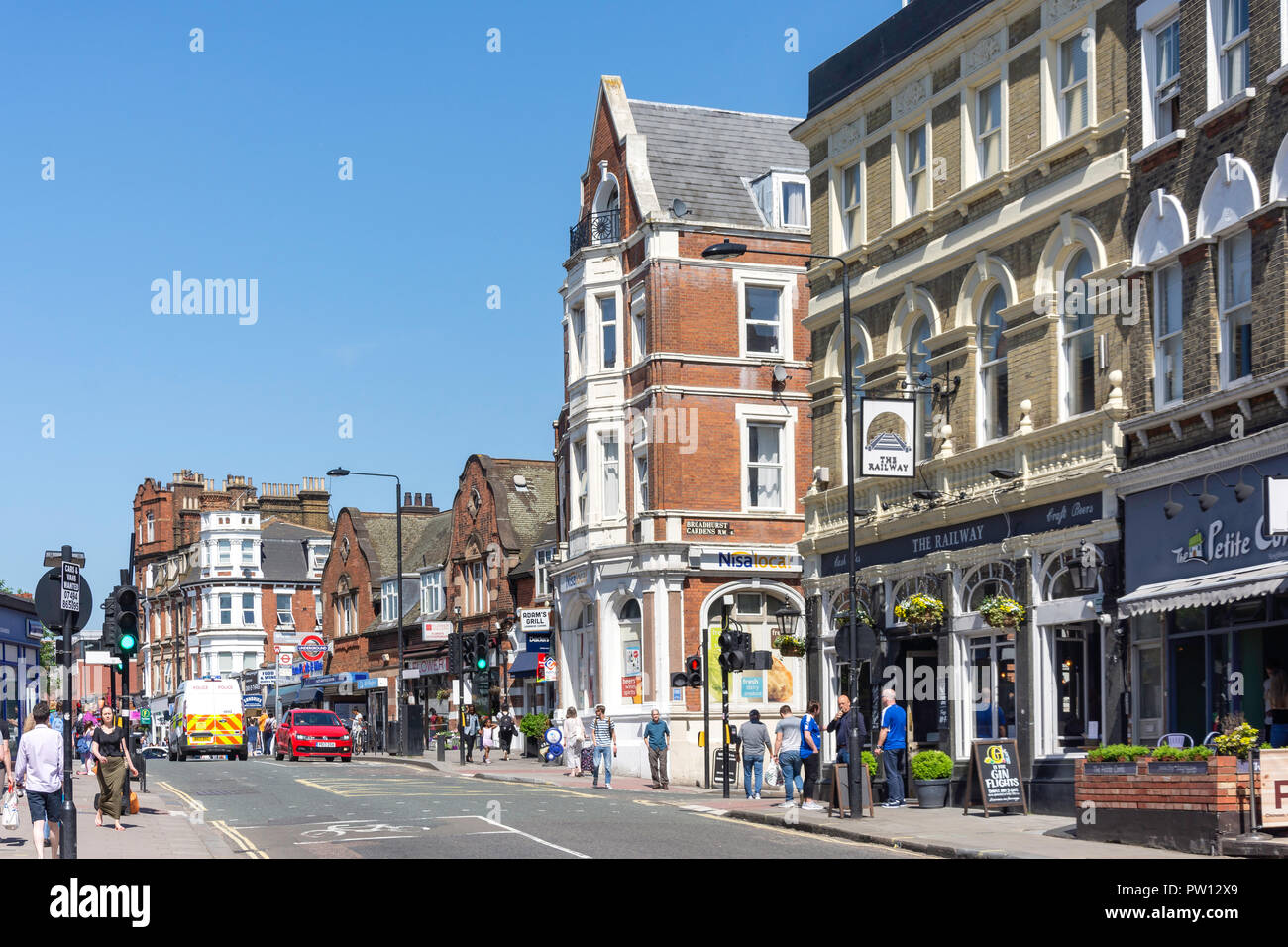 West End Lane, West Hampstead, London Borough of Camden, Greater London,  England, United Kingdom Stock Photo - Alamy