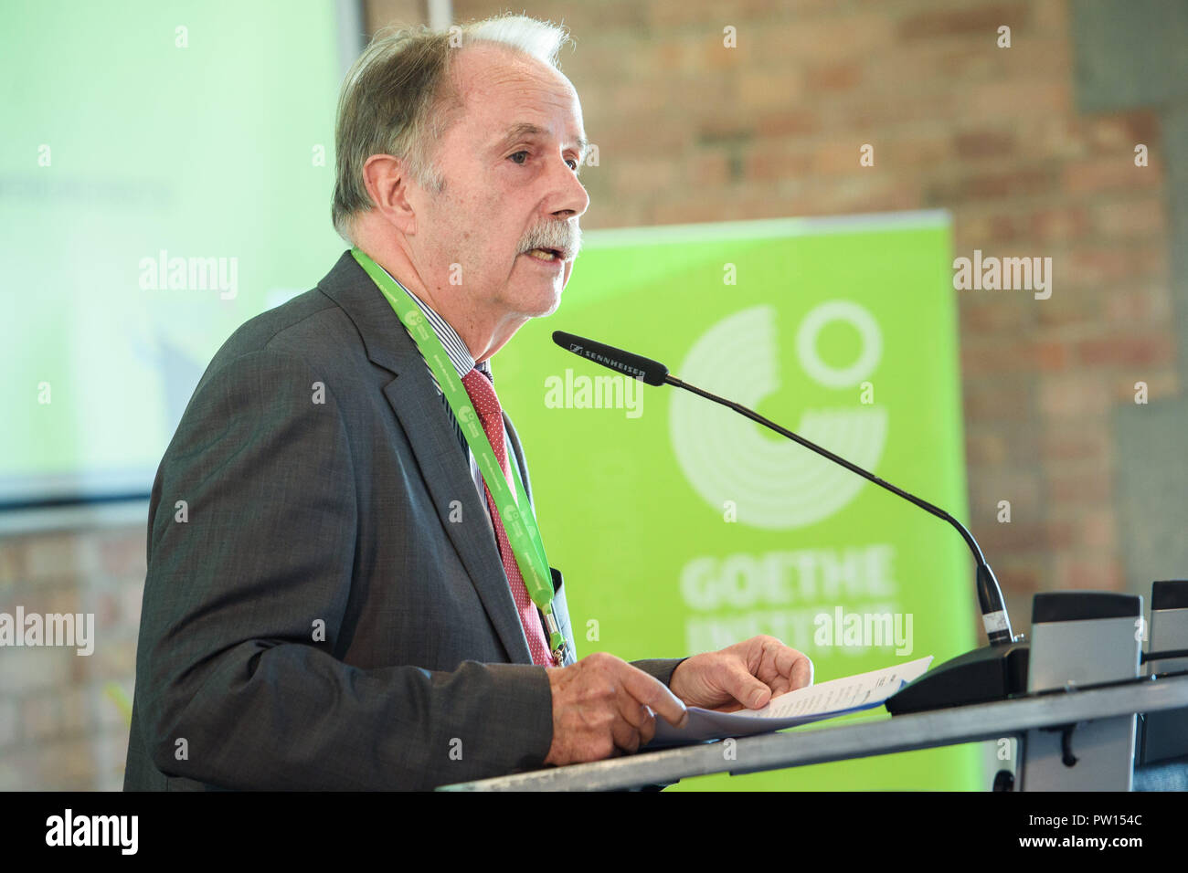11 October 2018, Berlin: Klaus-Dieter Lehmann, President of the Goethe ...