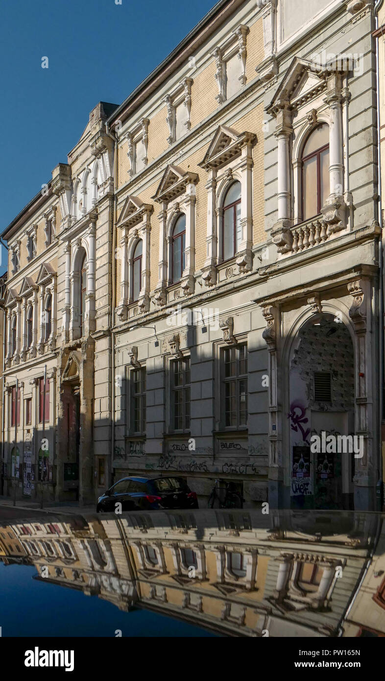 11 October 2018, Saxony-Anhalt, Halle: The Thalia Theater Pushkinhaus in Halle. Photo: Peter Endig/dpa-Zentralbild/ZB Stock Photo