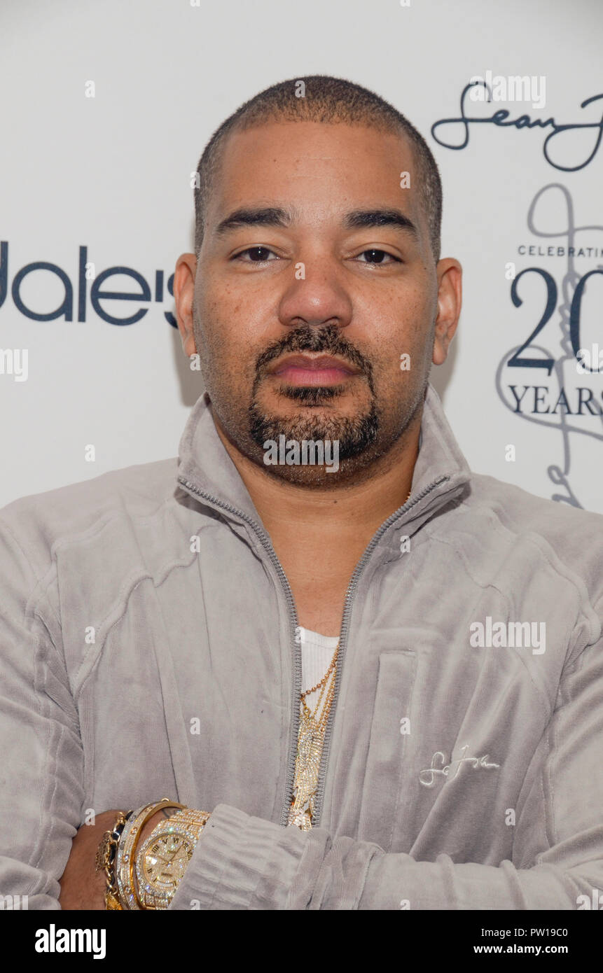 New York, NY, USA. 11th Oct, 2018. DJ Envy attends the celebration of Sean John's 20th Anniversary, at a private opening of Bloomingdale's x Sean John's “Iconic Collection” collaboration and pop up shop on October 11, 2018 in New York City Credit: Raymond Hagans/Media Punch/Alamy Live News Stock Photo