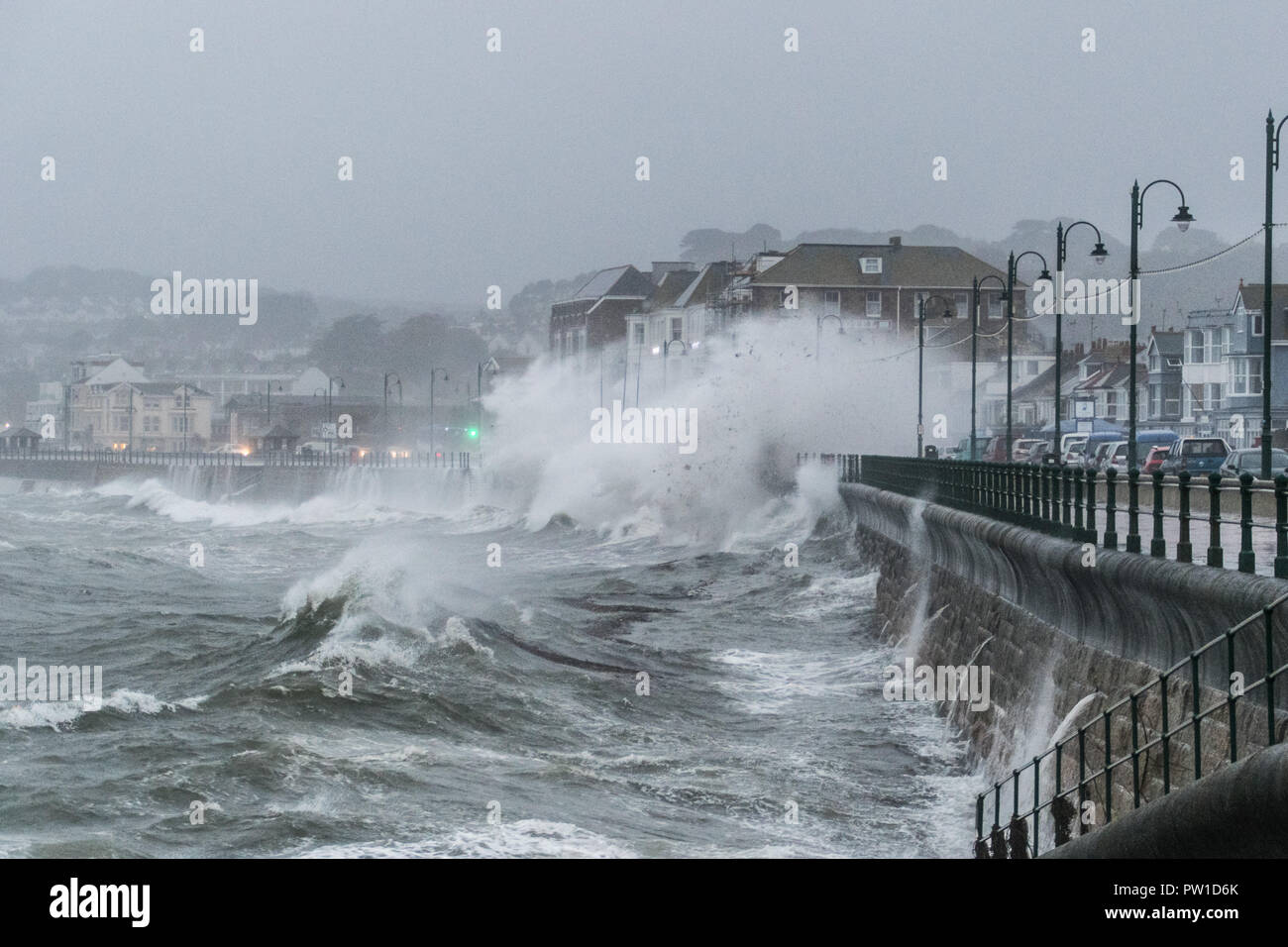 Penzance, Cornwall, UK. 12th October 2018. UK Weather. Storm Callum ...