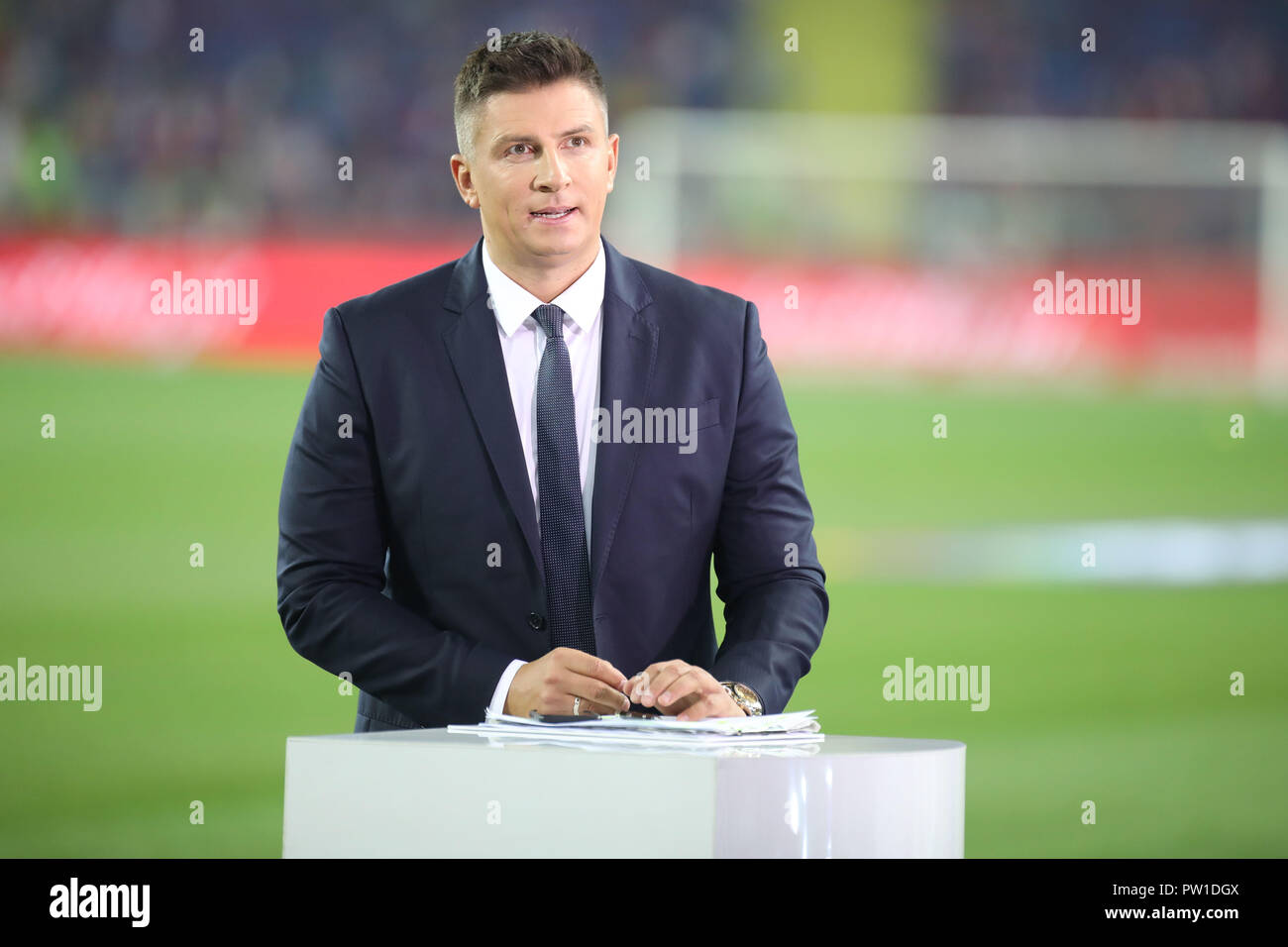 Chorzow, Poland. 11th Oct 2018. UEFA Nations League 2019: Poland - Portugal  o/p Robert Lewandowski Credit: Marcin Kadziolka/Alamy Live News Stock Photo  - Alamy