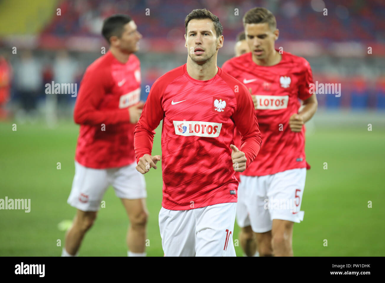 Chorzow, Poland. 11th Oct 2018. UEFA Nations League 2019: Poland - Portugal  o/p Robert Lewandowski Credit: Marcin Kadziolka/Alamy Live News Stock Photo  - Alamy